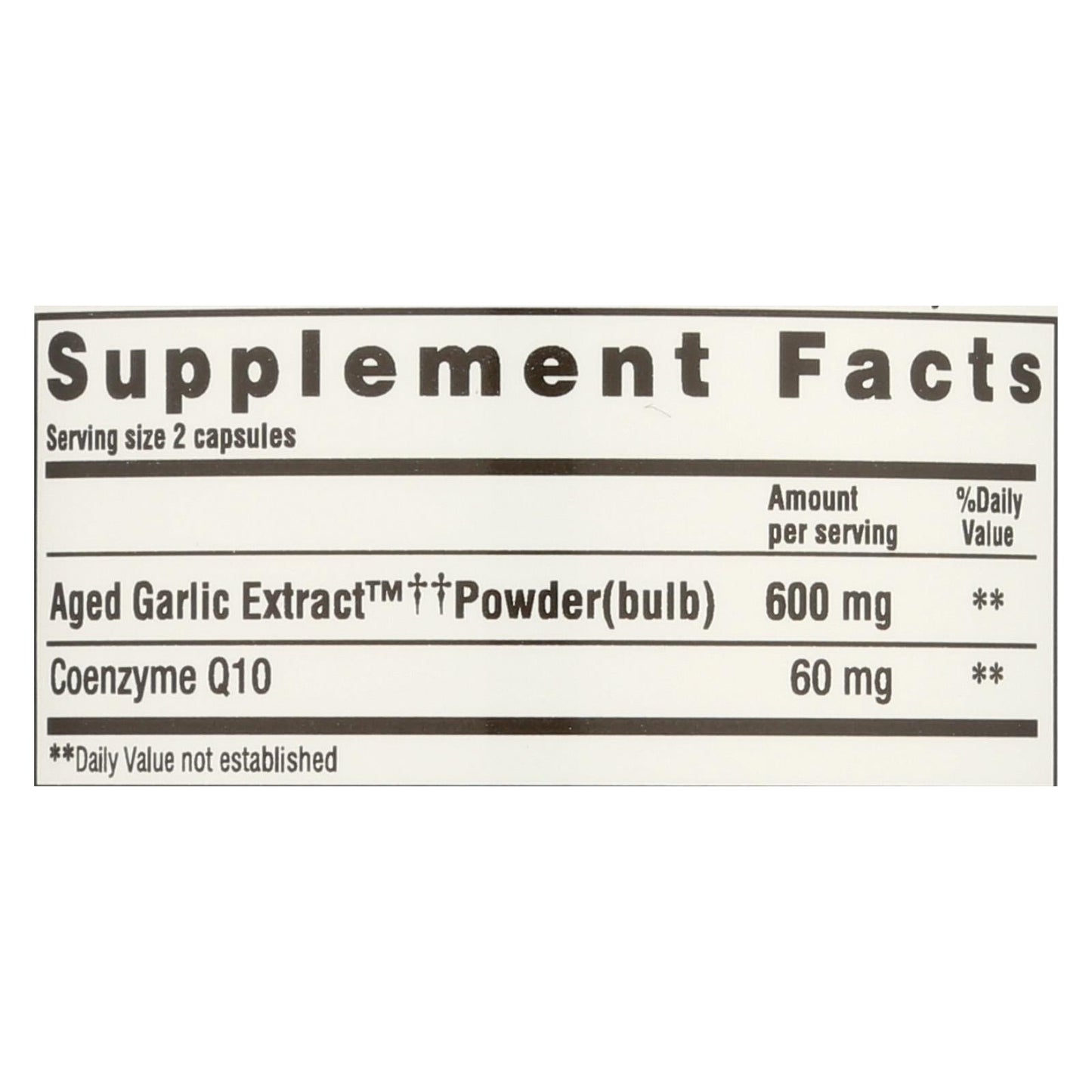 Kyolic Aged Garlic Extract CoQ10 Formula 110: Supports Heart and Immune Health (100 Capsules)