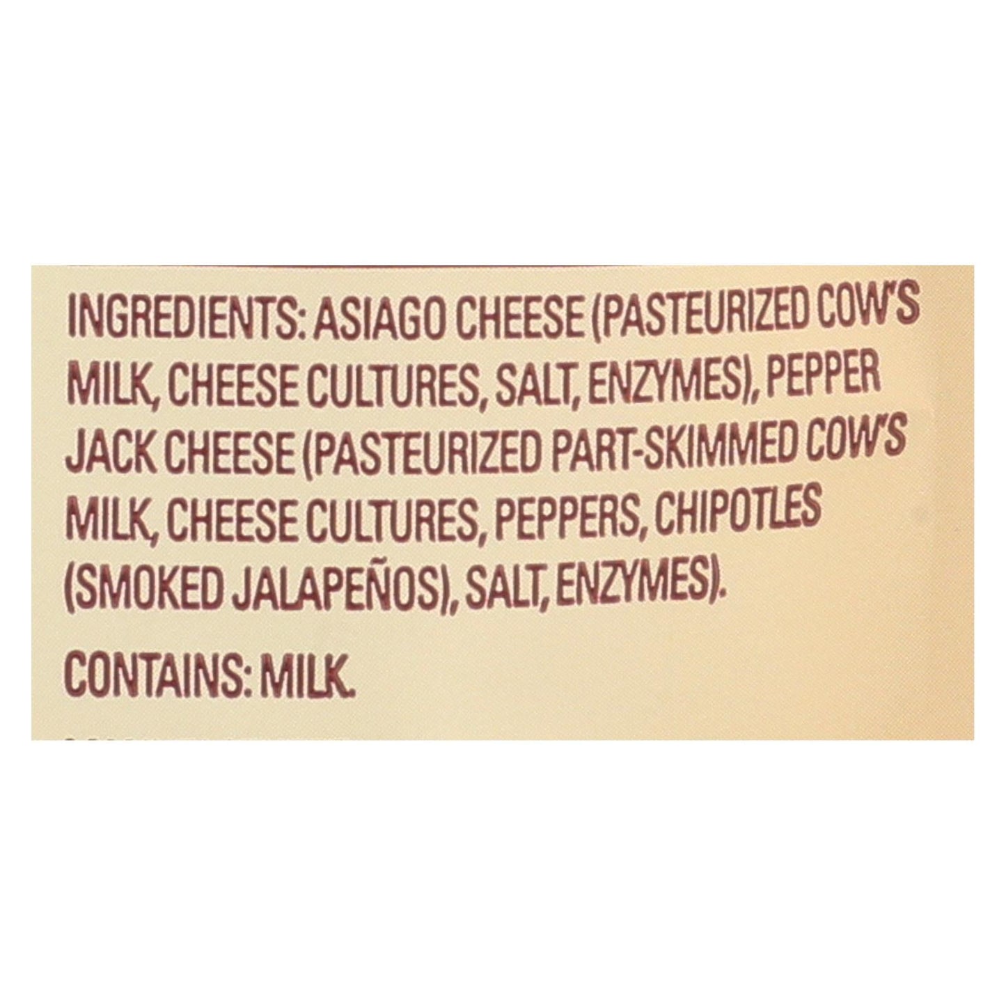 Cello Whisps Asiago & Pepper Jack Cheese Crisps, 12 x 2.12 Oz. Bags