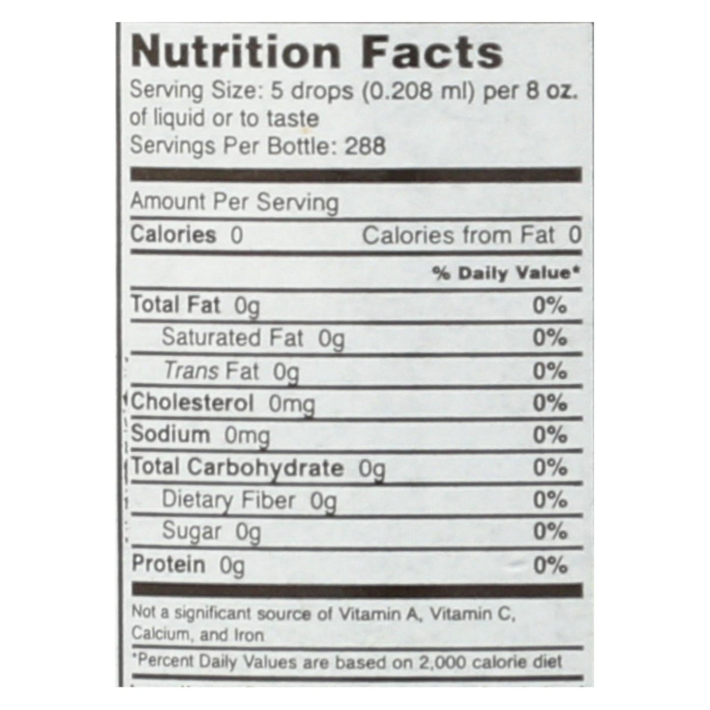 Sweet Leaf Liquid Stevia Cinnamon - 2 Fl Oz.