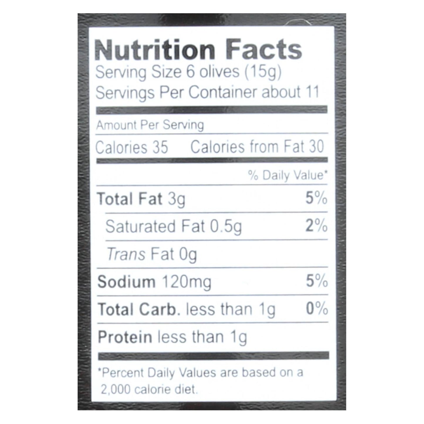 Gaea Kalamata Pitted Olives (Pack of 8) - 5.6 oz