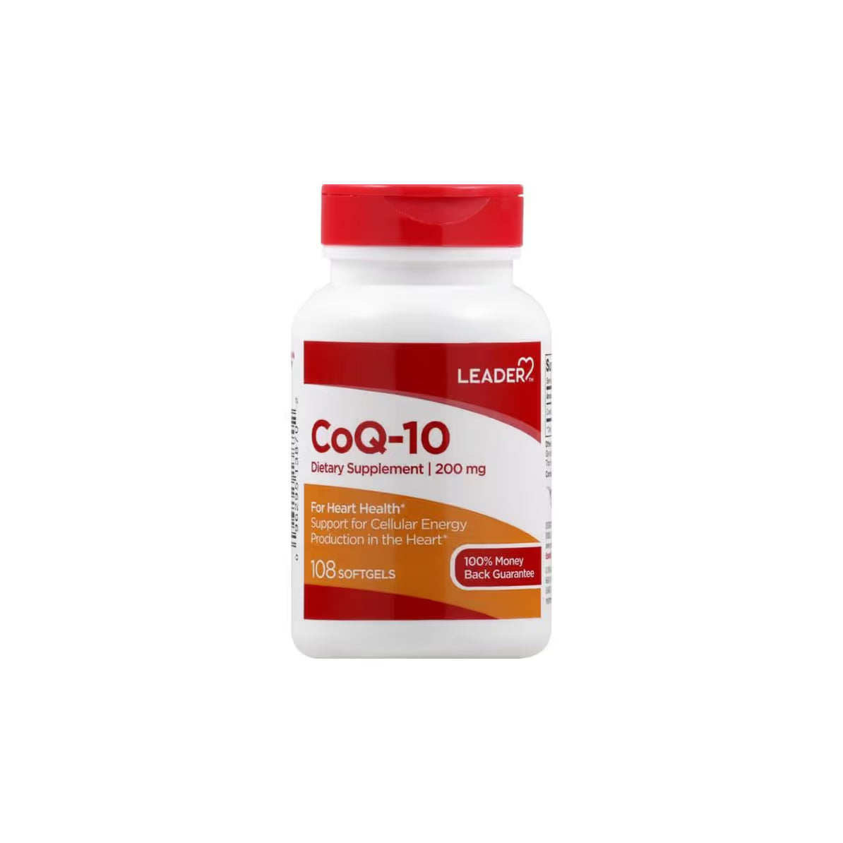 LEADER# CO-ENZYME Q10 200MG SOFTGELS 108 CT