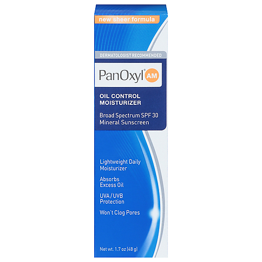 PanOxyl AM Broad Spectrum Spf 30 Oil Control Moisturizer 1.7 Oz