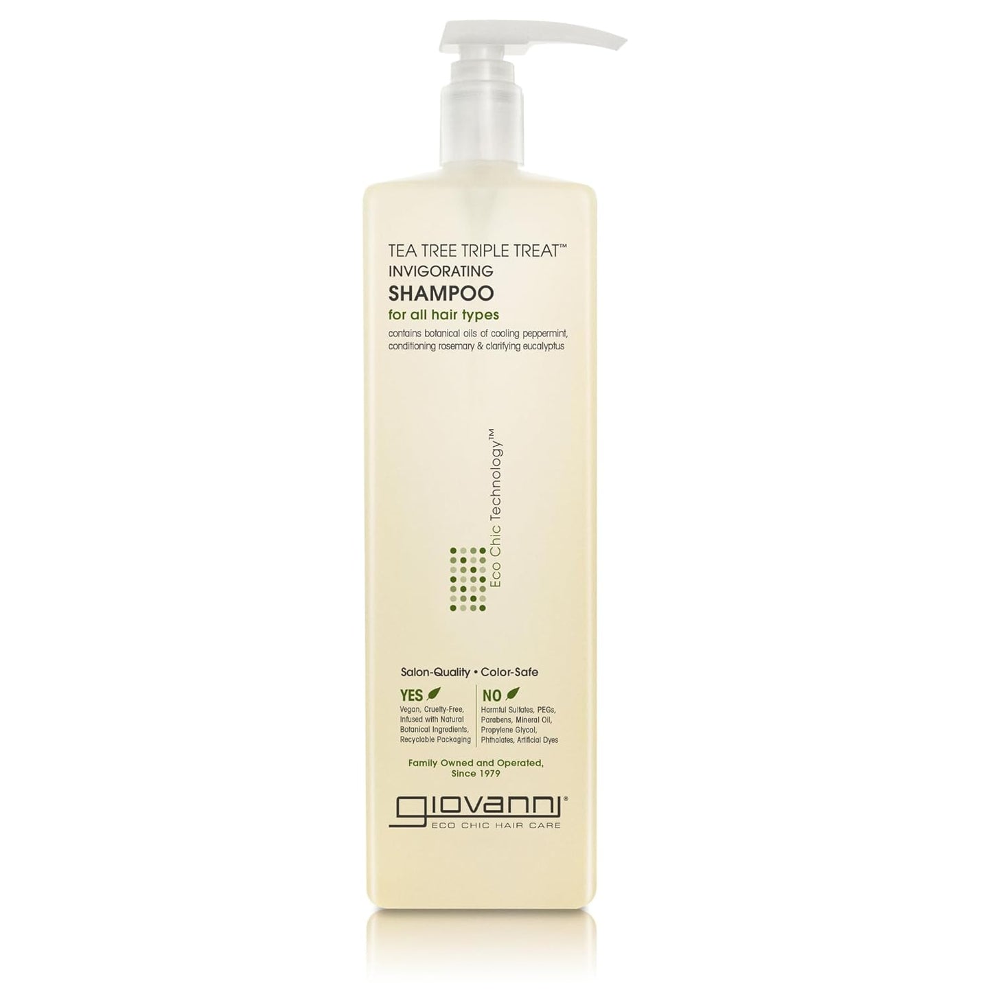 Giovanni Tea Tree Triple Treat Invigorating Shampoo 24 Oz Pack of 2