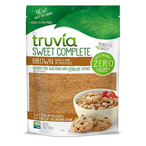 Truvia Brown Sugar Sweetener, Pack of 8 (14 oz Each)