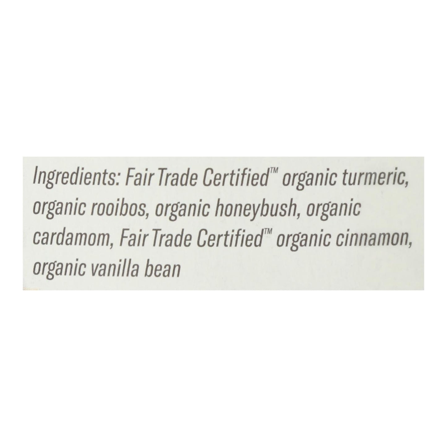 Numi Tea - Turmeric Amber Sun Tea (Pack of 6 - 15 Bags)