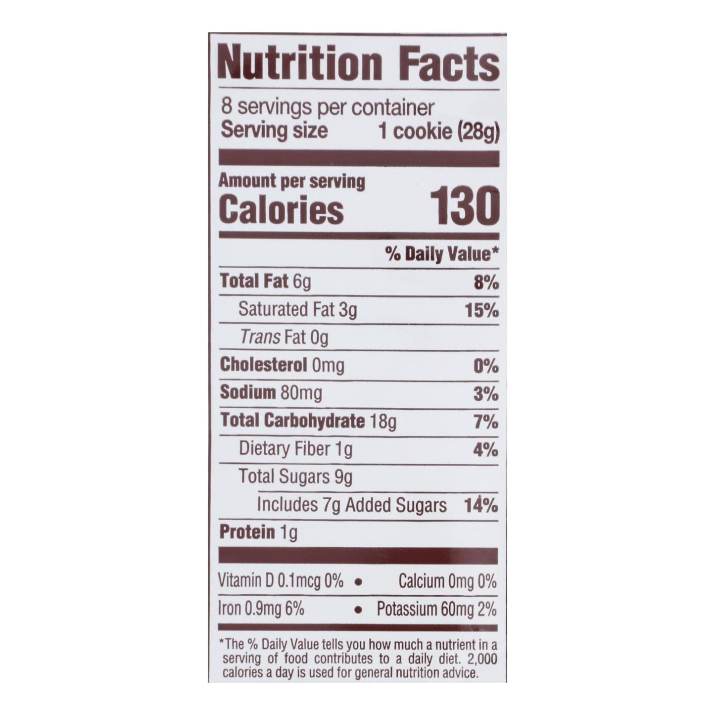 Back To Nature Homestyle Chocolate Chunk Cookies (Pack of 6-8oz)