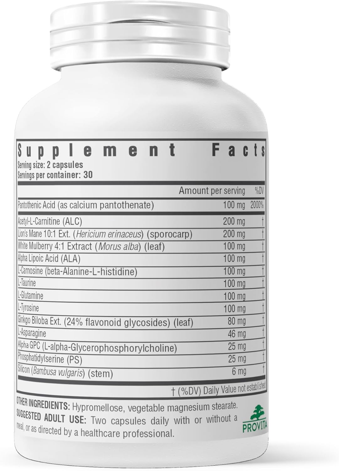 Provita Neuro Max, 60 Capsules, Brain Health & Cognitive Support Supplement