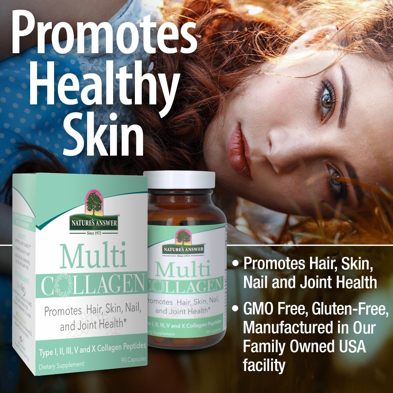 Nature's Answer Multi Collagen, 90 Vegetable Capsules