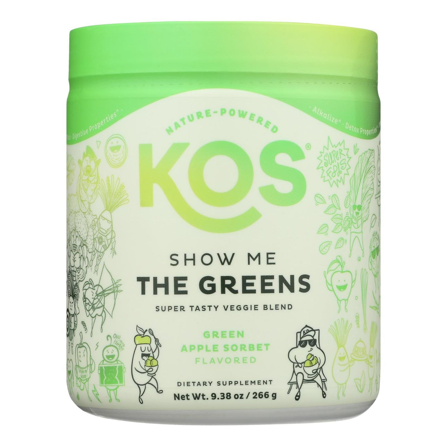 Kos Veg Blend The Greens 9.38 oz Powder