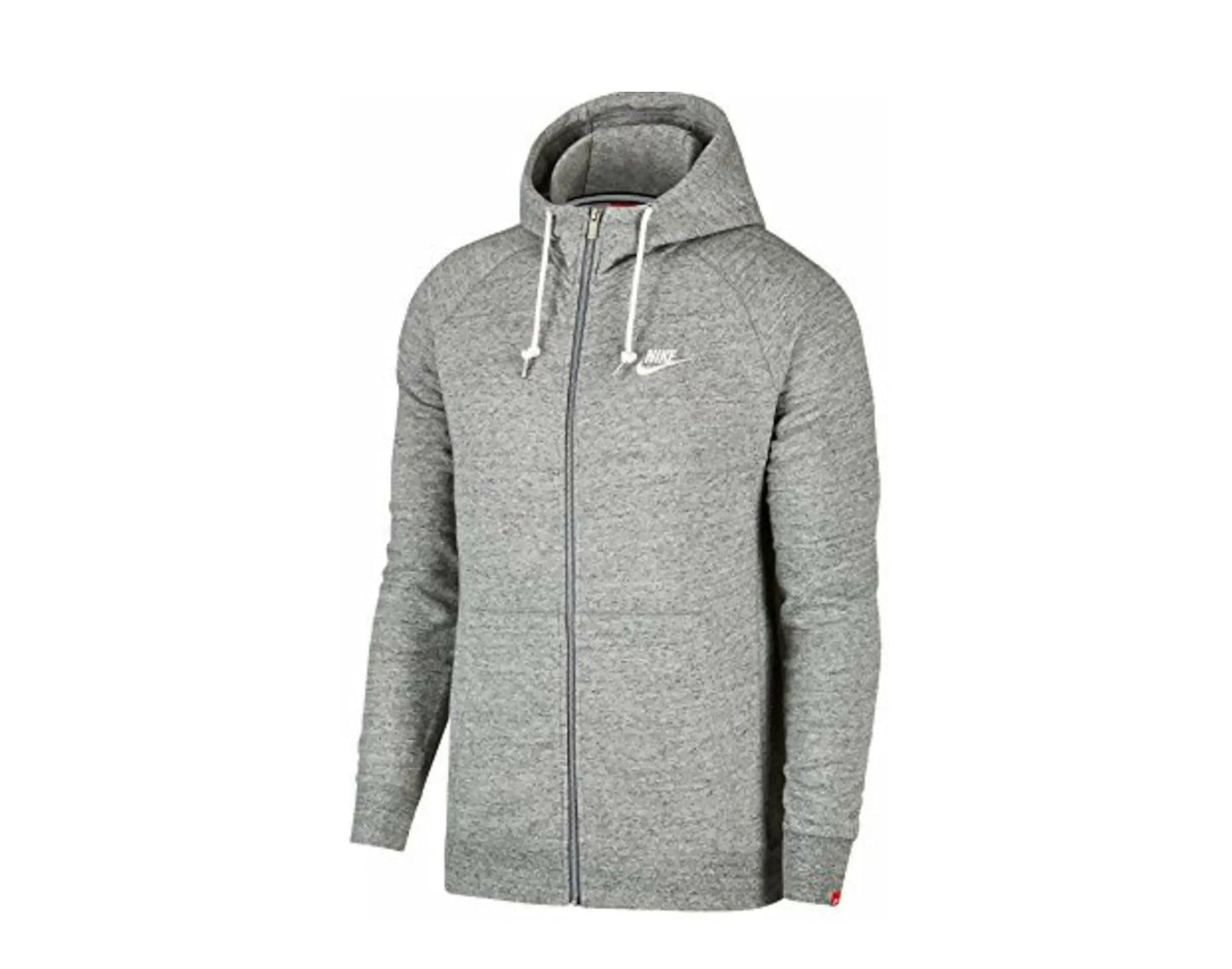 Nike Sportswear Legacy Full-Zip Men Hoodie Carbon Heather Grey/Sail