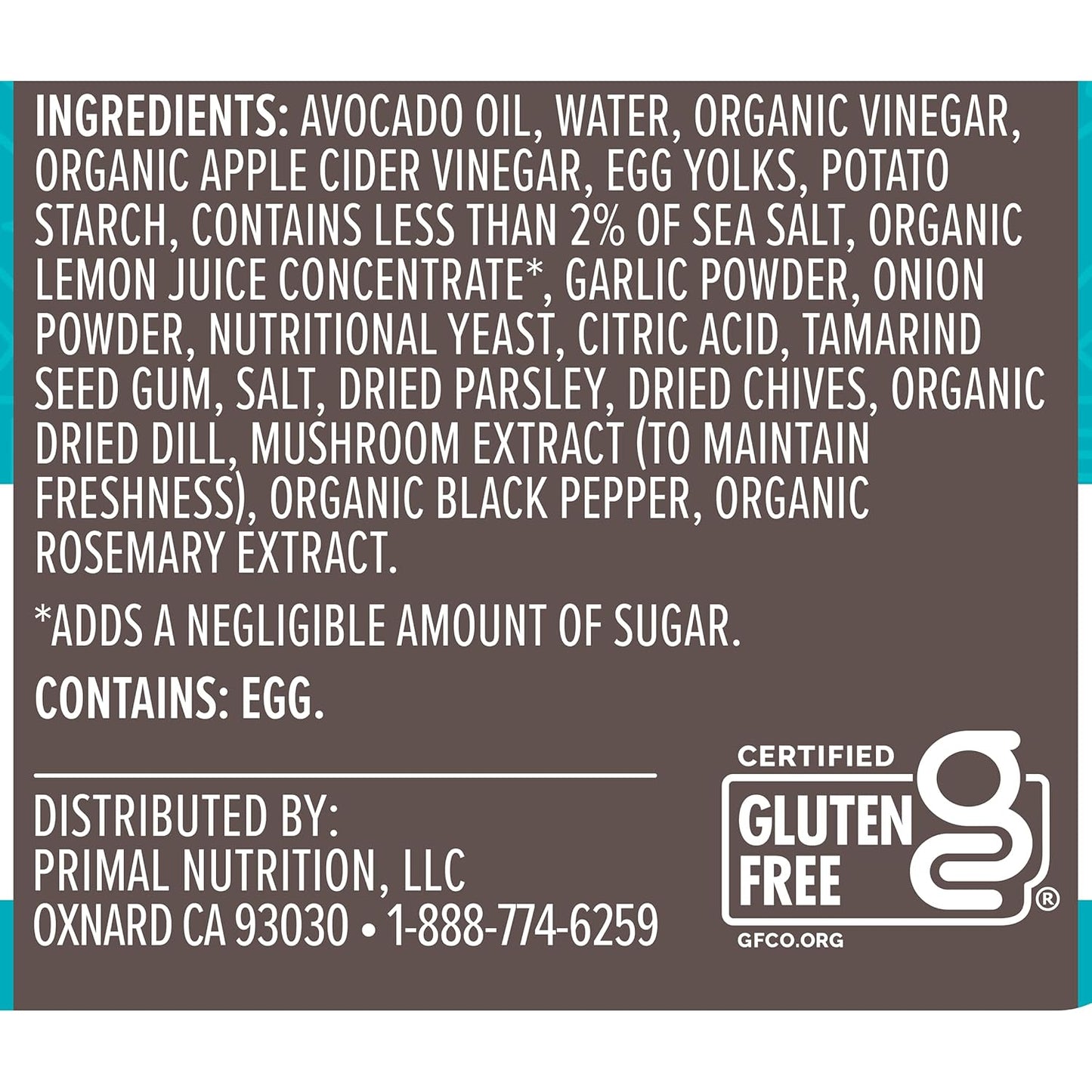 Primal Kitchen Ranch Dressing - (Pack of 6) - 8 fl oz - Paleo & Keto Friendly