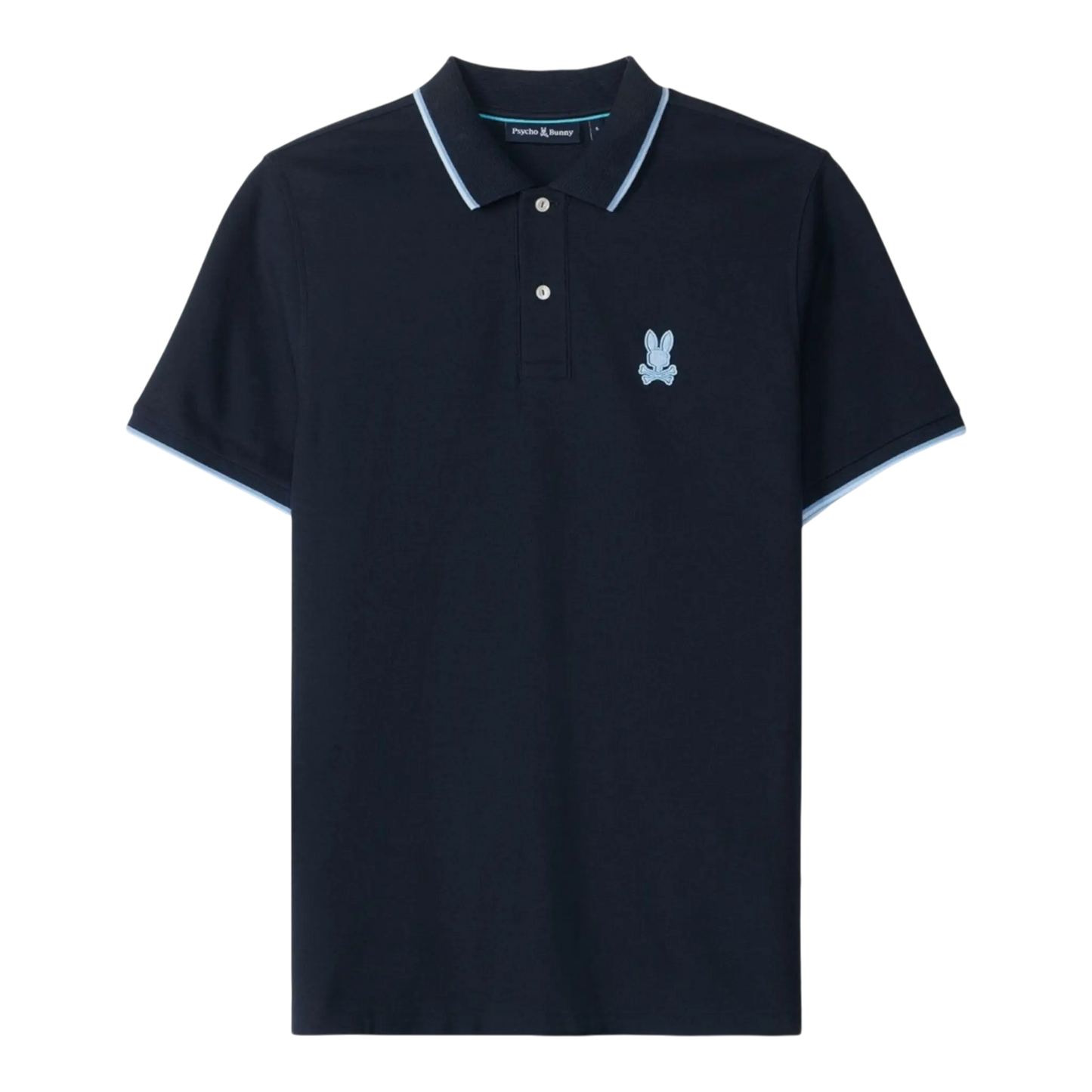 Psycho Bunny Houston Pique Polo Men Polo Shirt Navy