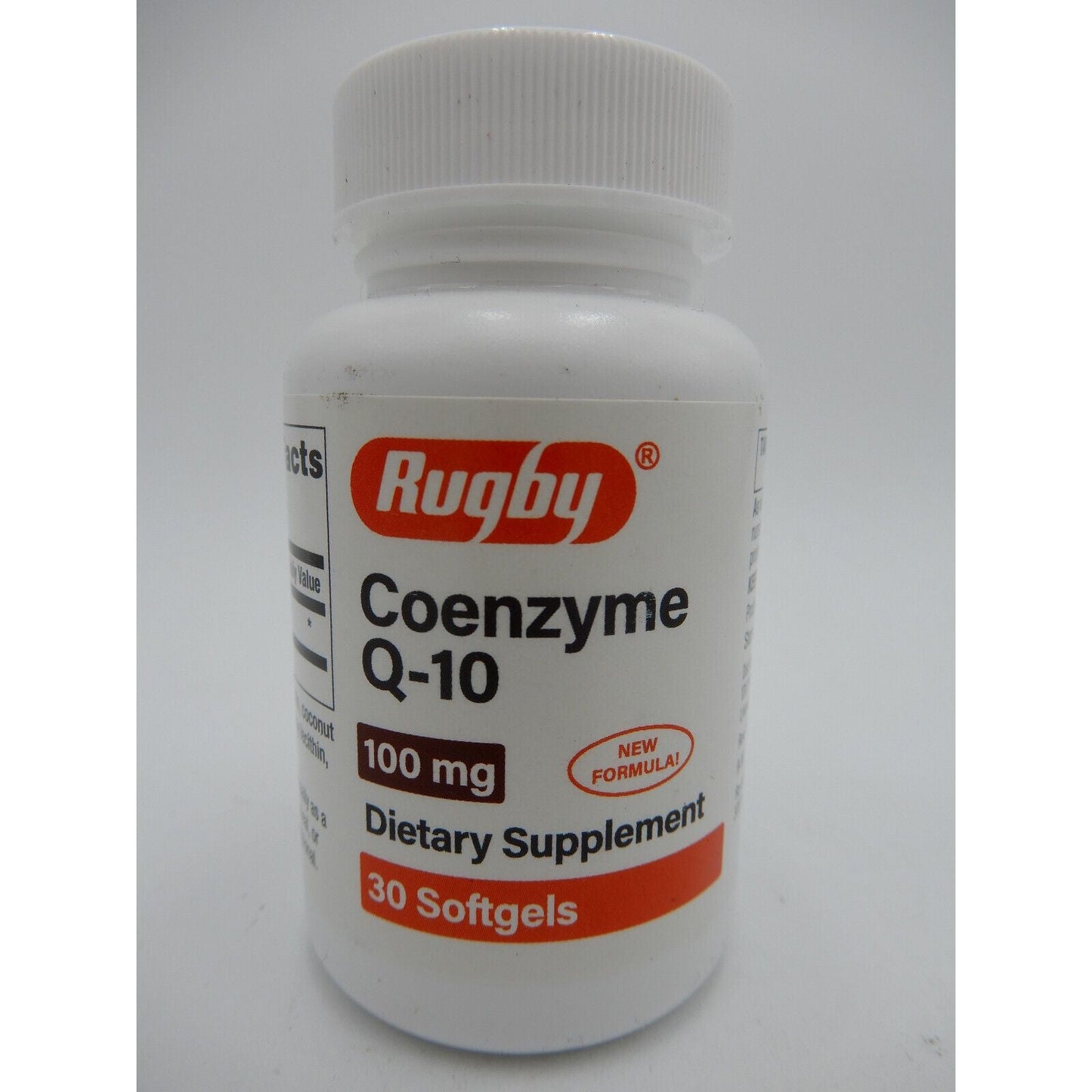 Rugby Coenzyme Q-10 100 Mg Dietary Supplement, 30 Softgels 880681010006VL