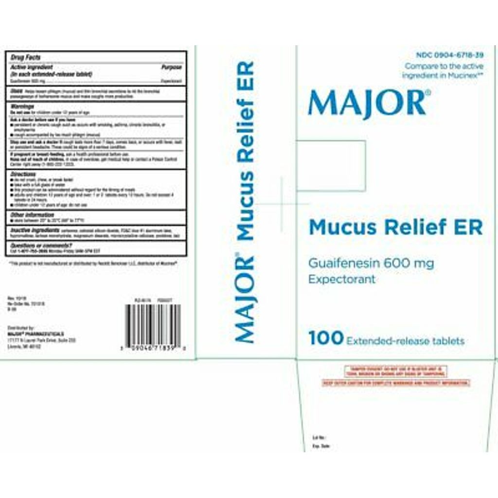 Mucus Relief Tb 600 Mg 50x20 Ud Er
