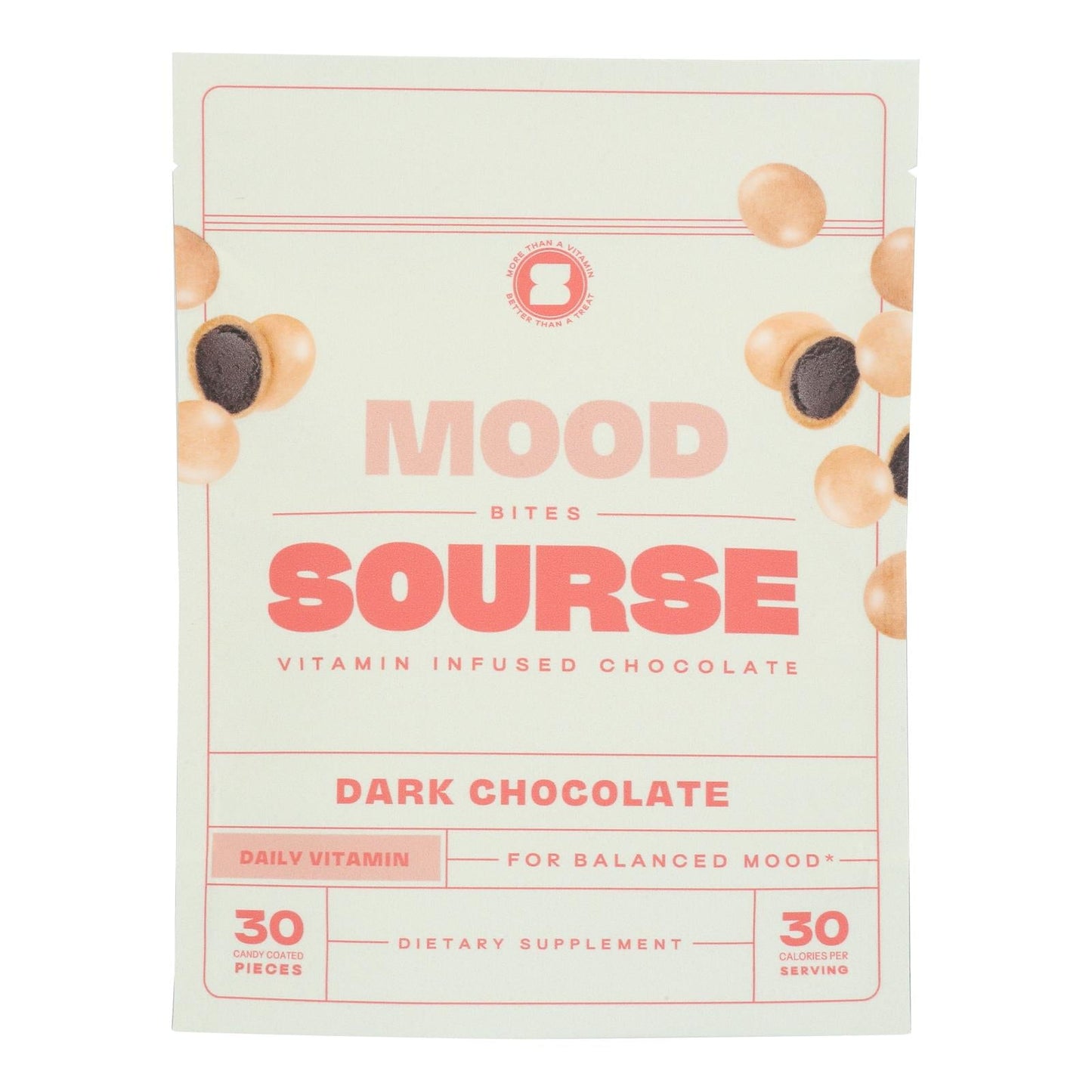 Bars Mood Bites Vitamin Infused Chocolat (6 x 2.2 Oz)