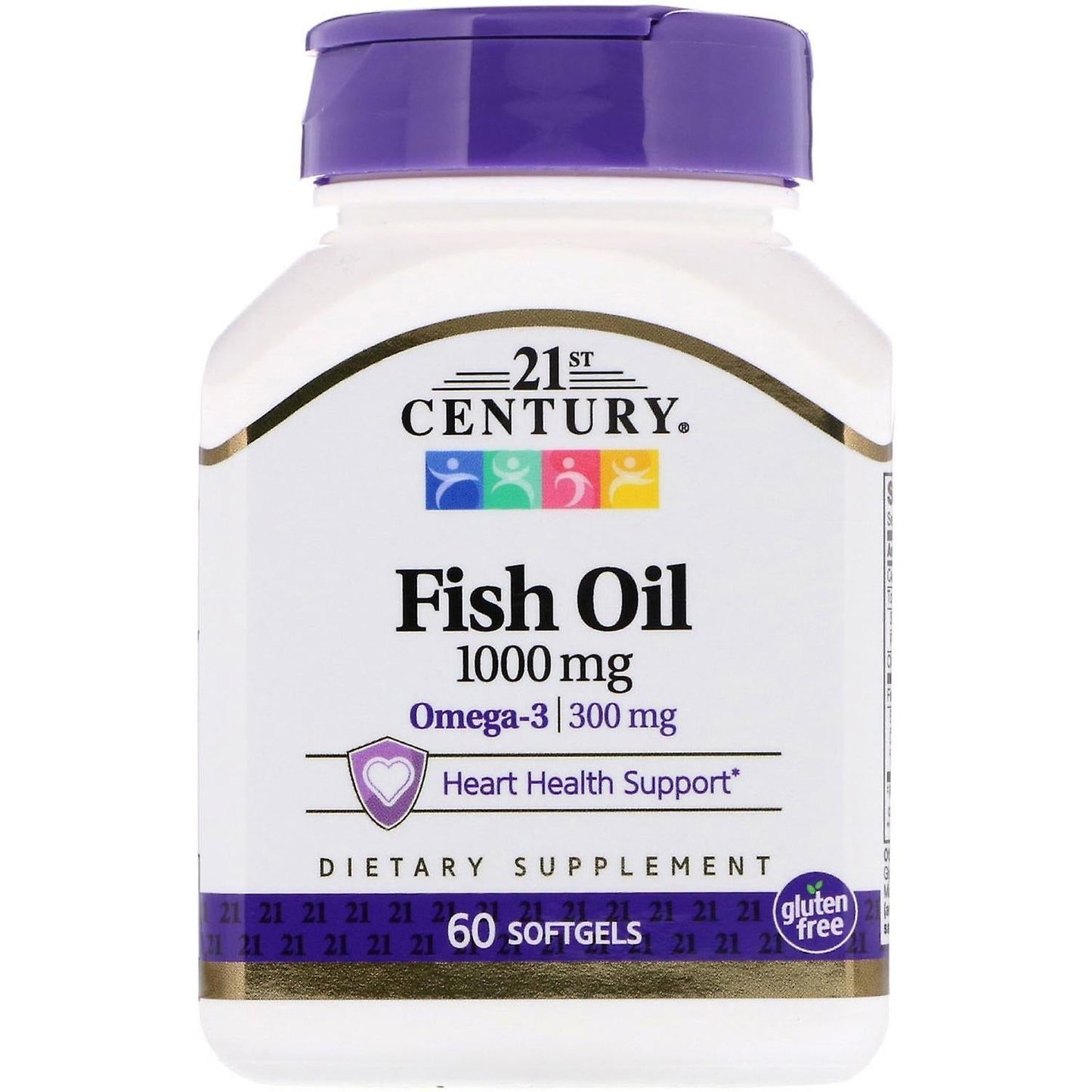 21st Century Fish Oil 1000 Mg Softgels 60Ct