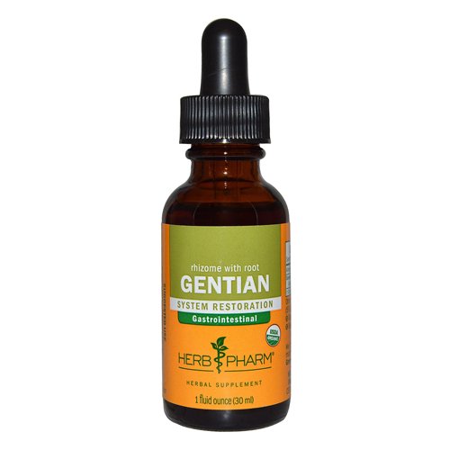 Herb Pharm Gentian: Herbal Digestive Support for Improved Nutrient Absorption