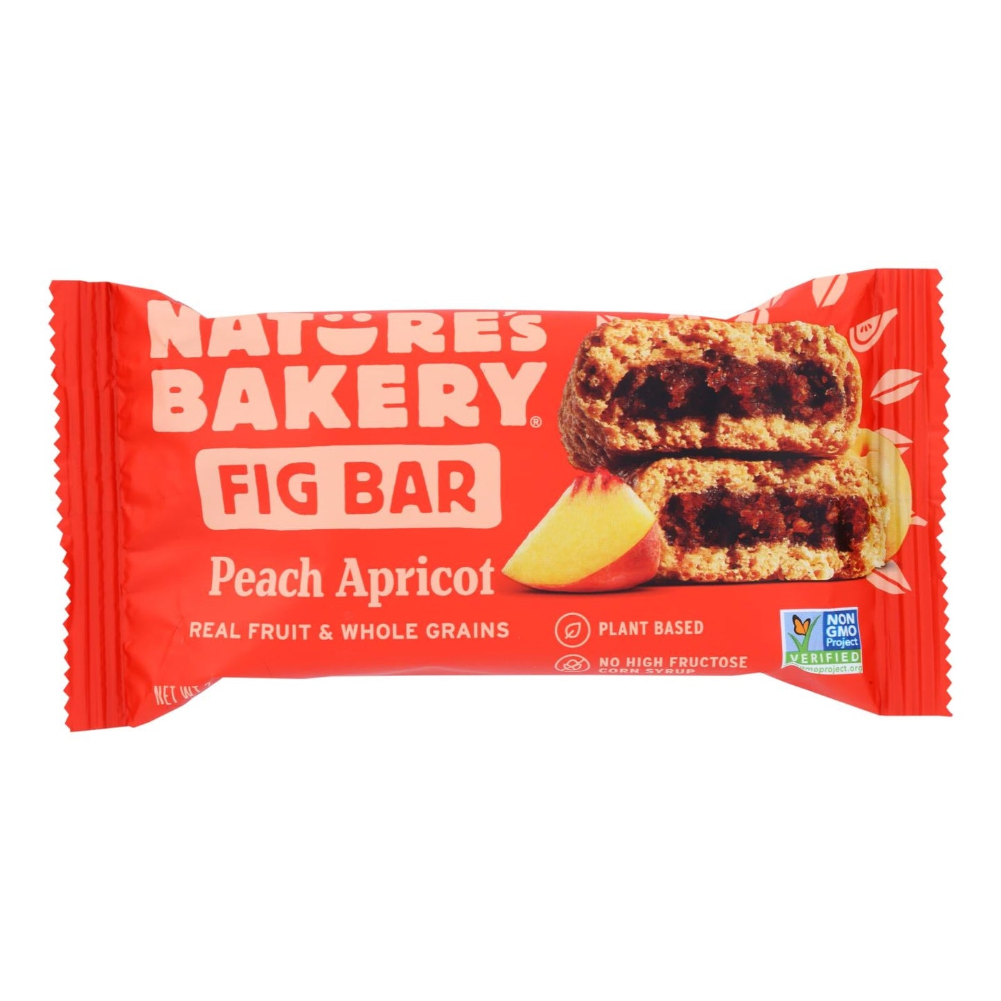 Nature's Bakery Stone-Ground Whole Wheat Fig Bar with Peach Apricot (Pack of 12, 2 Oz)