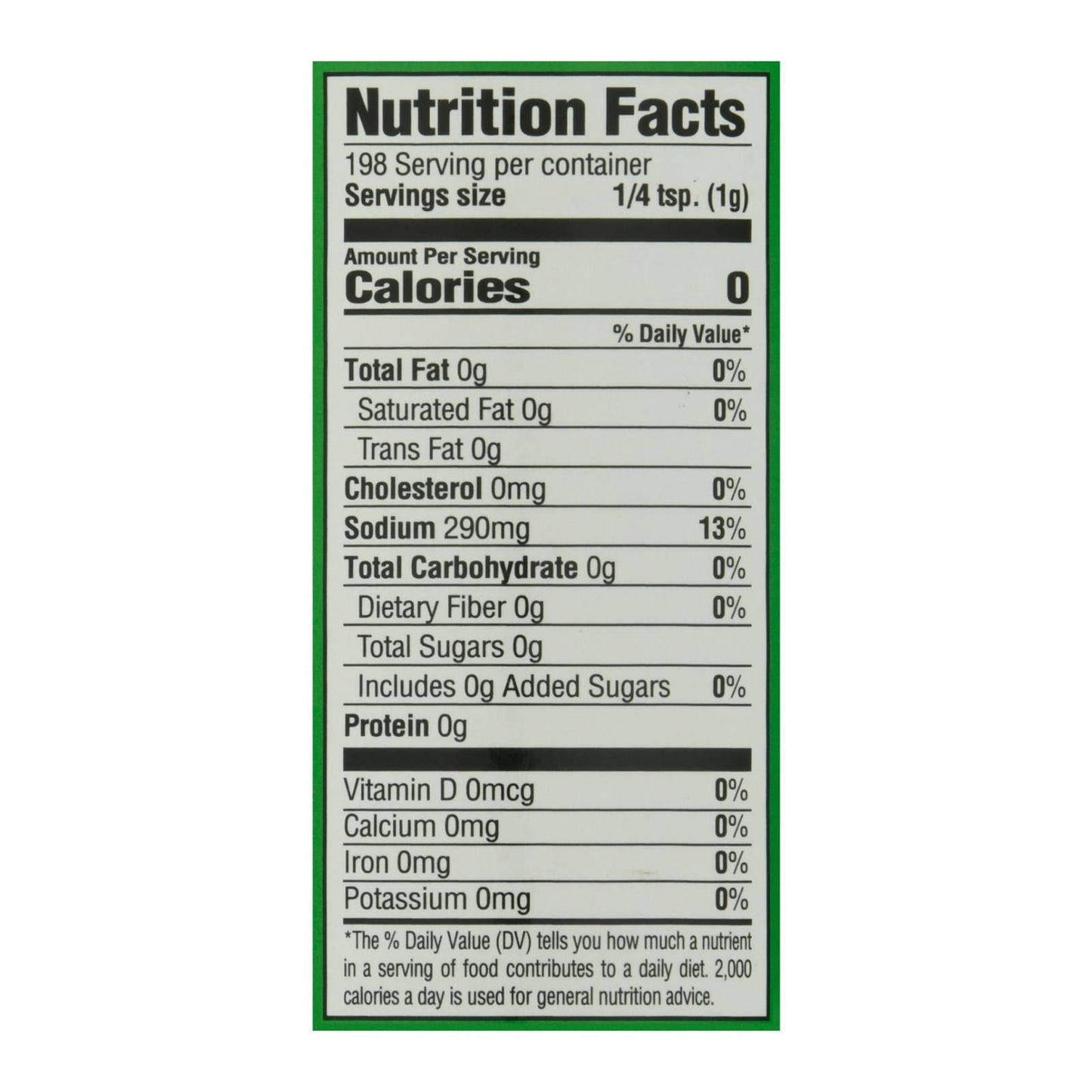 Tony Chachere's Creole Seasoning, 7 oz, Case of 6