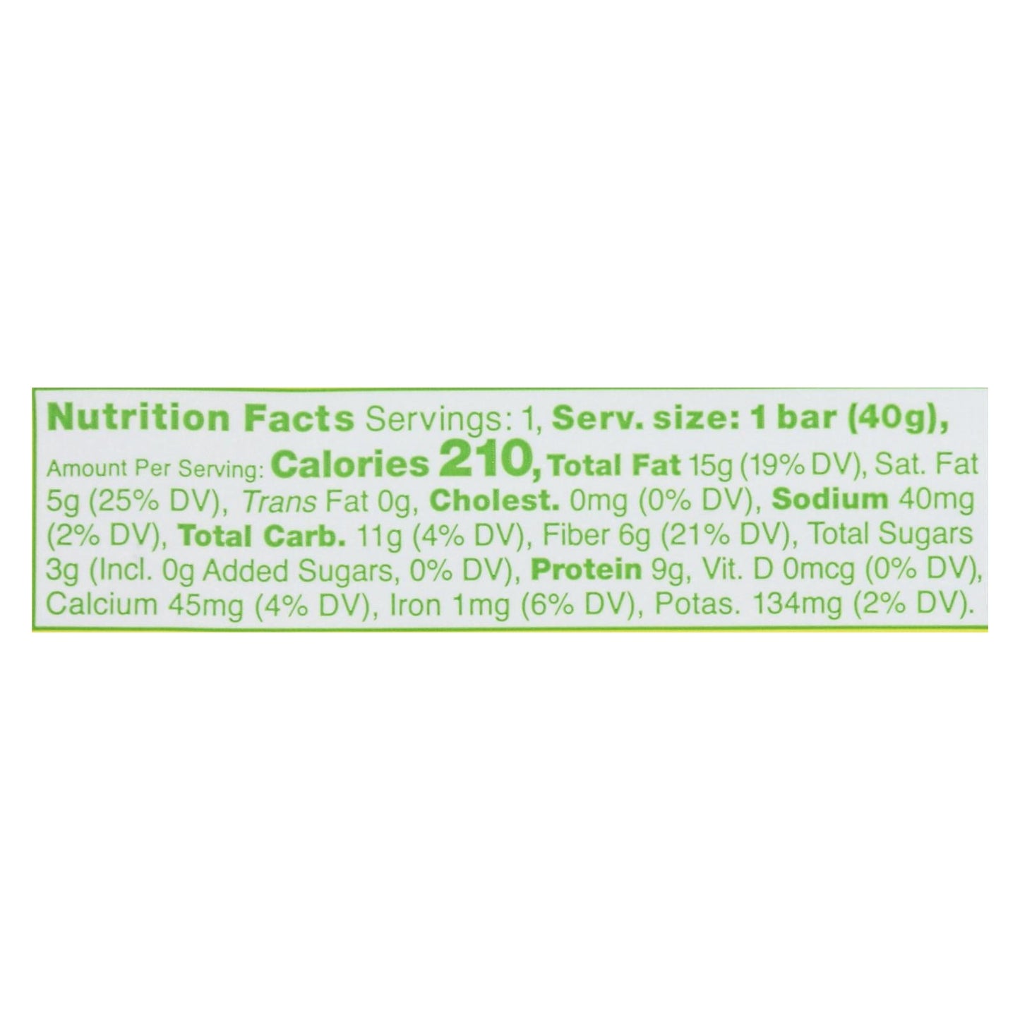 Dang Matcha Lemon Bar - Case of 12 - 1.4 oz
