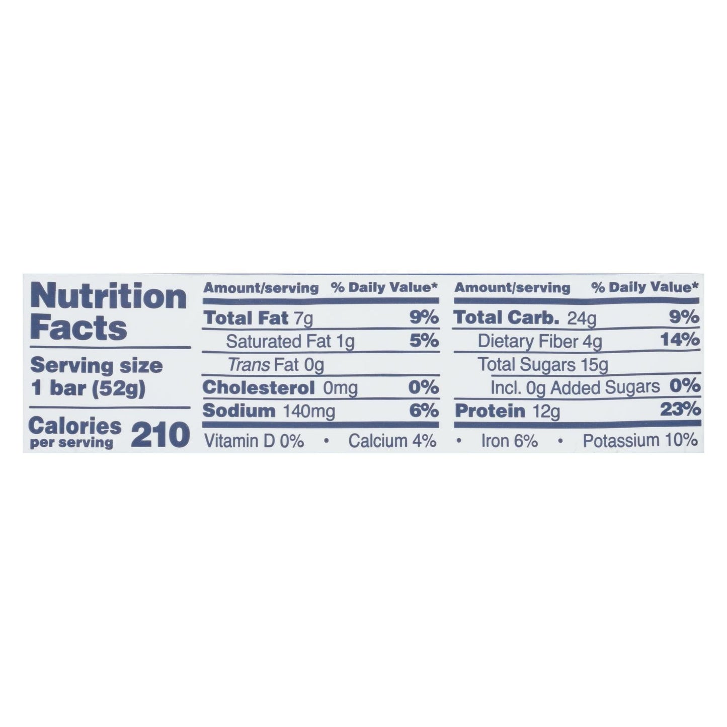 RXBAR Blueberry Protein Bar, Case of 12, 1.83 oz.