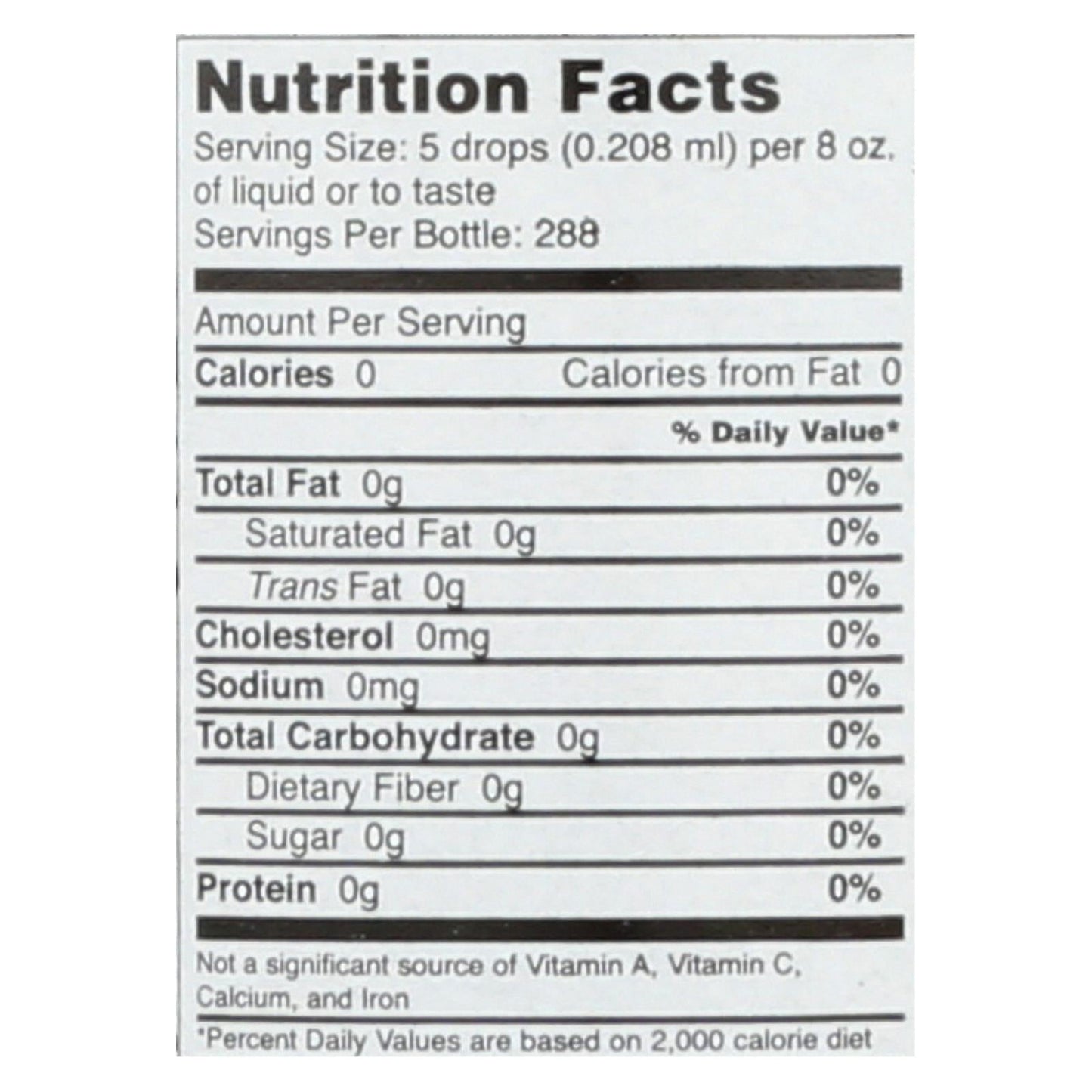 Sweet Leaf Sweet Drops Stevia Sweetener, Valencia Orange, 2 Fl Oz