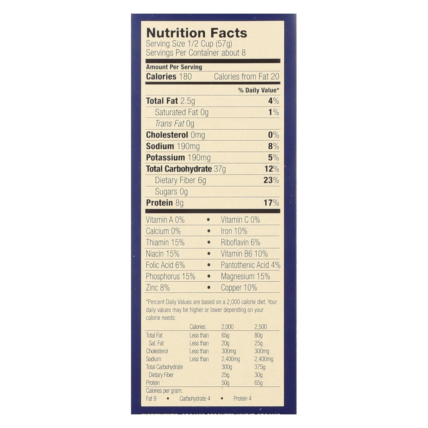 Food For Life Baking Co. Organic Ezekiel 4:9 Sprouted Whole Grain Golden Flax, 6 - 16 Oz. Packs