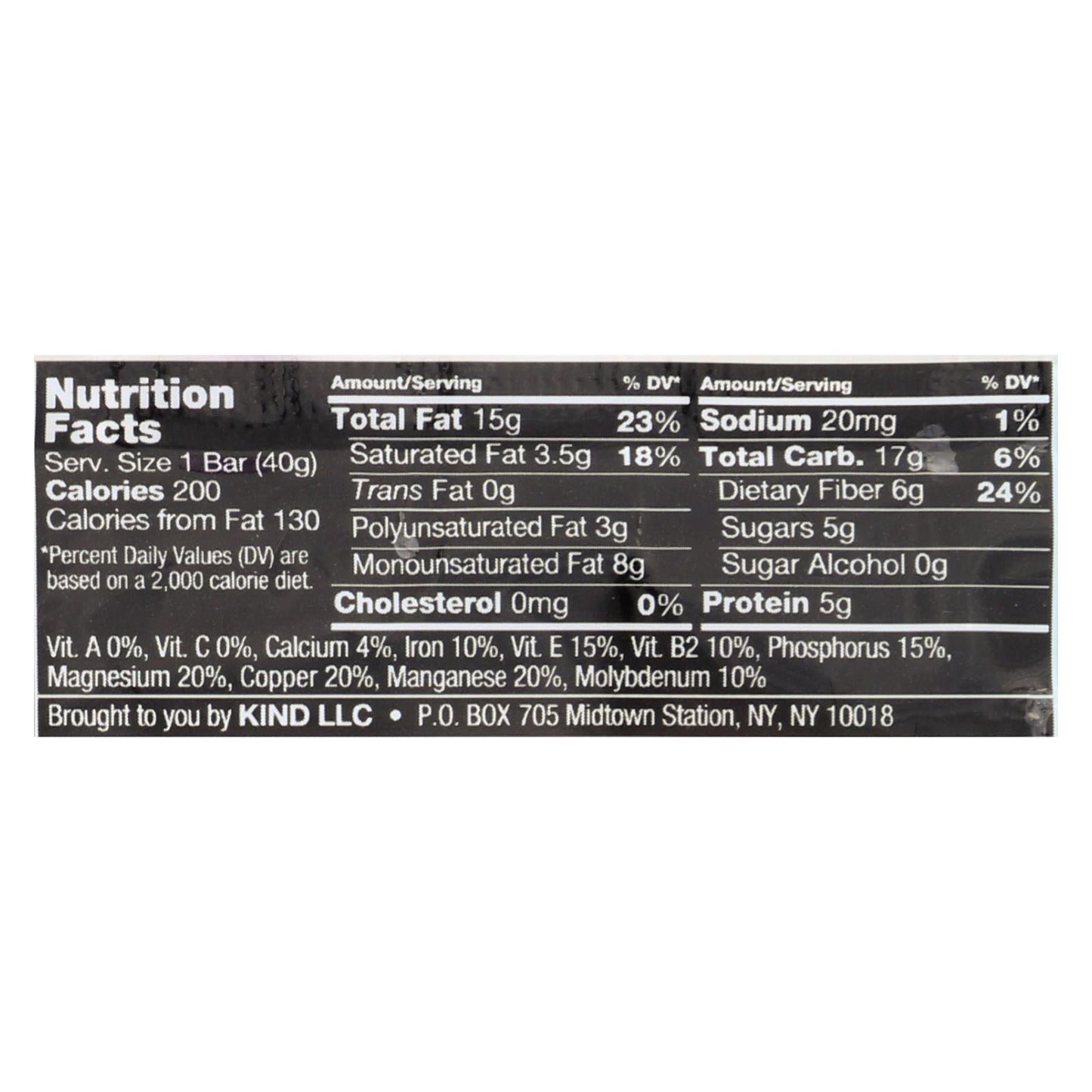 Kind Nuts And Spice Bar - 1.4 Oz. - Case Of 12