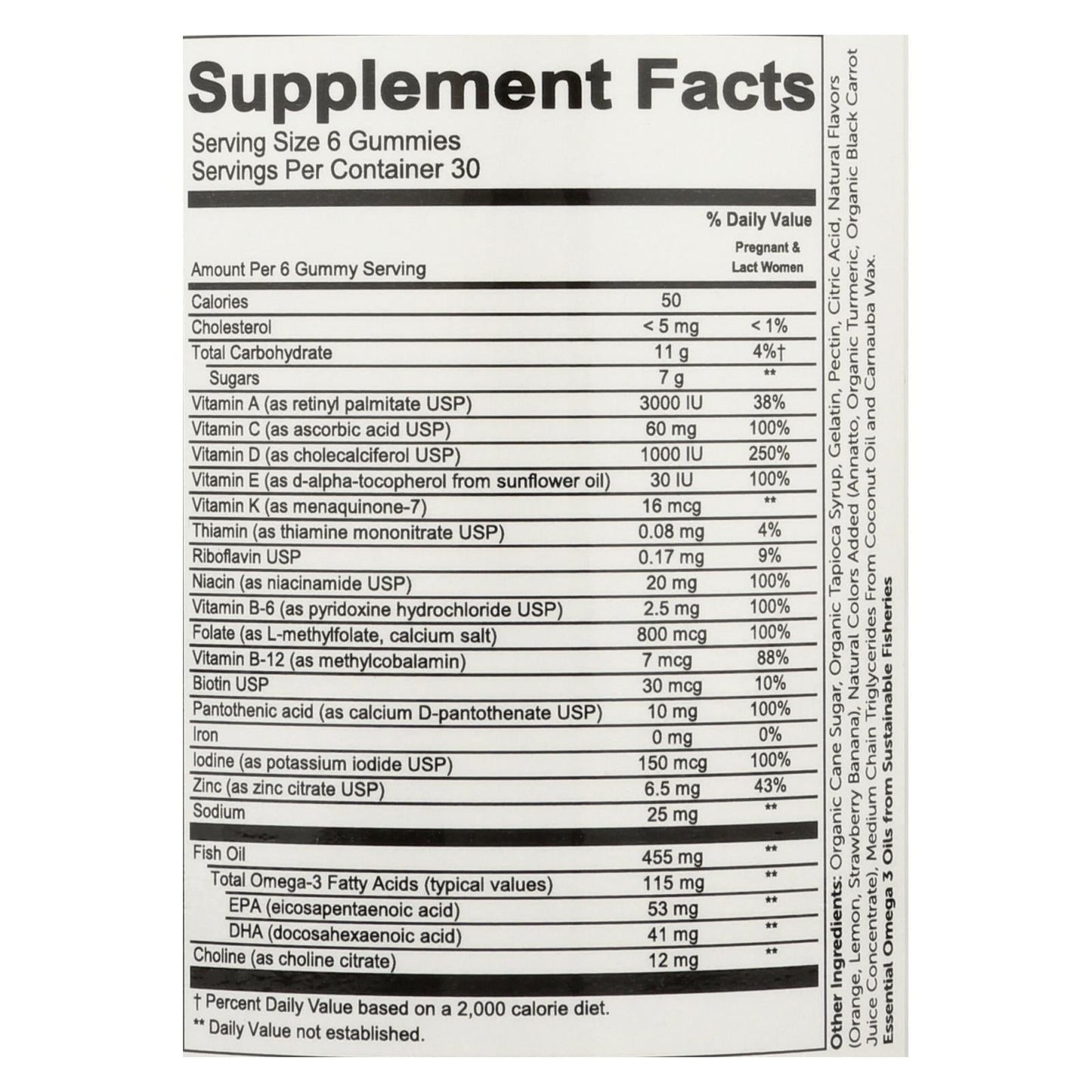 Smartypants Prenatal Complete Gummy Vitamins | 120 Count