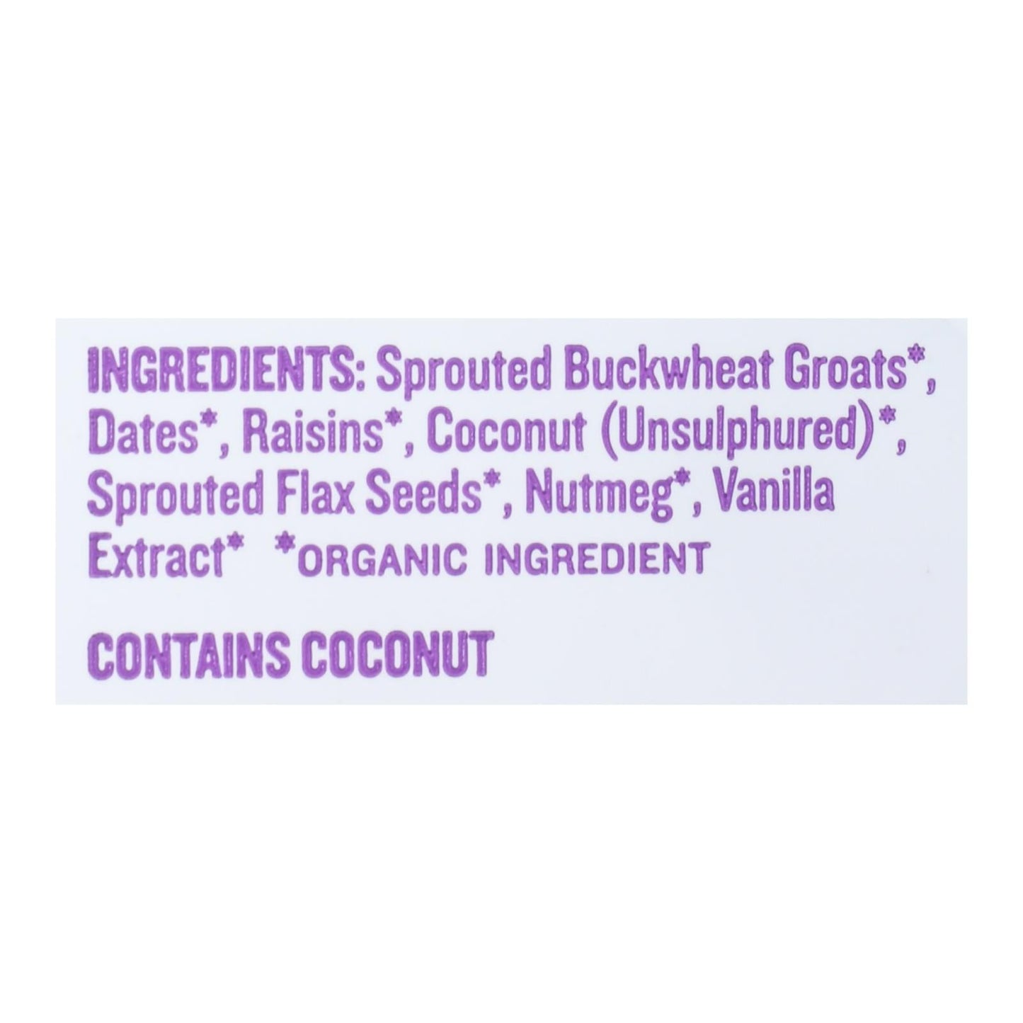 GoRaw Granola, Sport Raisin Crunch, Pack of 6 - 8-Ounce