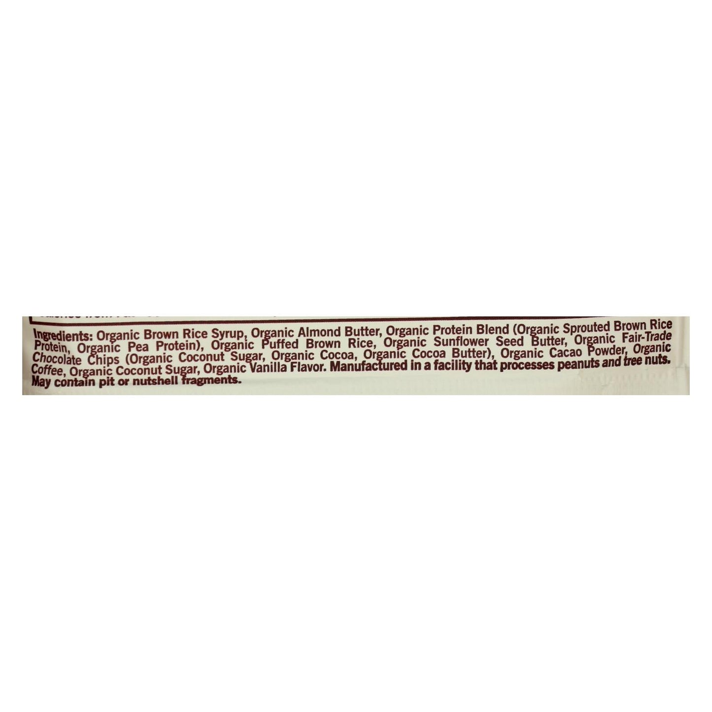 Gomacro Organic Mocha Chocolate Chip Bar (Pack of 12 - 2.3 Oz.)