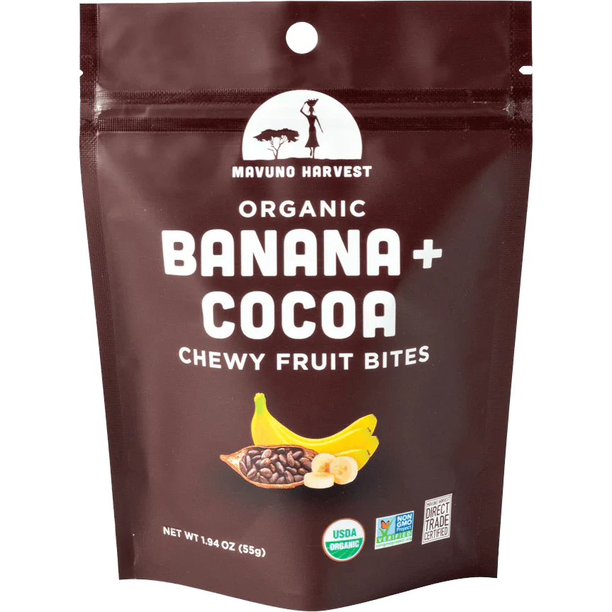 Mavuno Harvest Frt/Bts Cocoa Banana (Pack of 8) 1.94 Ounce