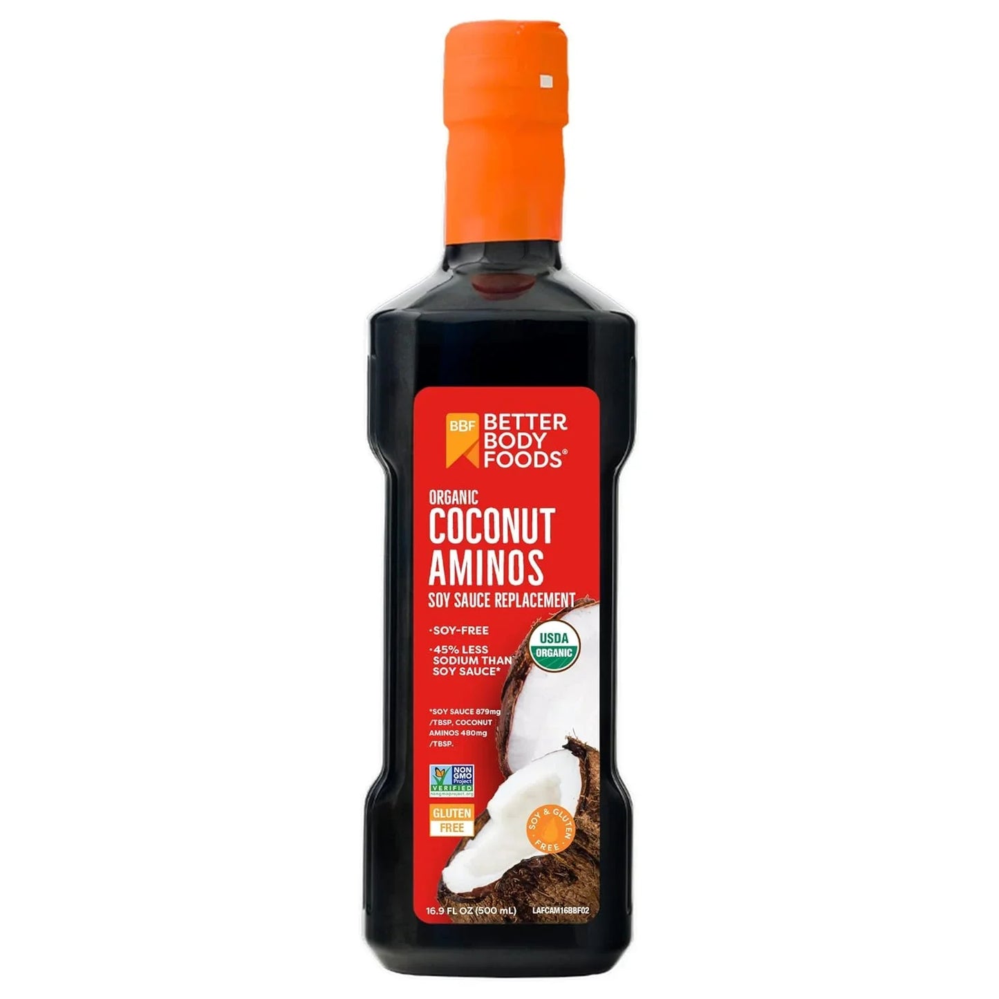 Better Body Foods - Organic Aminos Organic Coconut, 16.9 fl oz (Pack of 6) - Organic Coconut Aminos