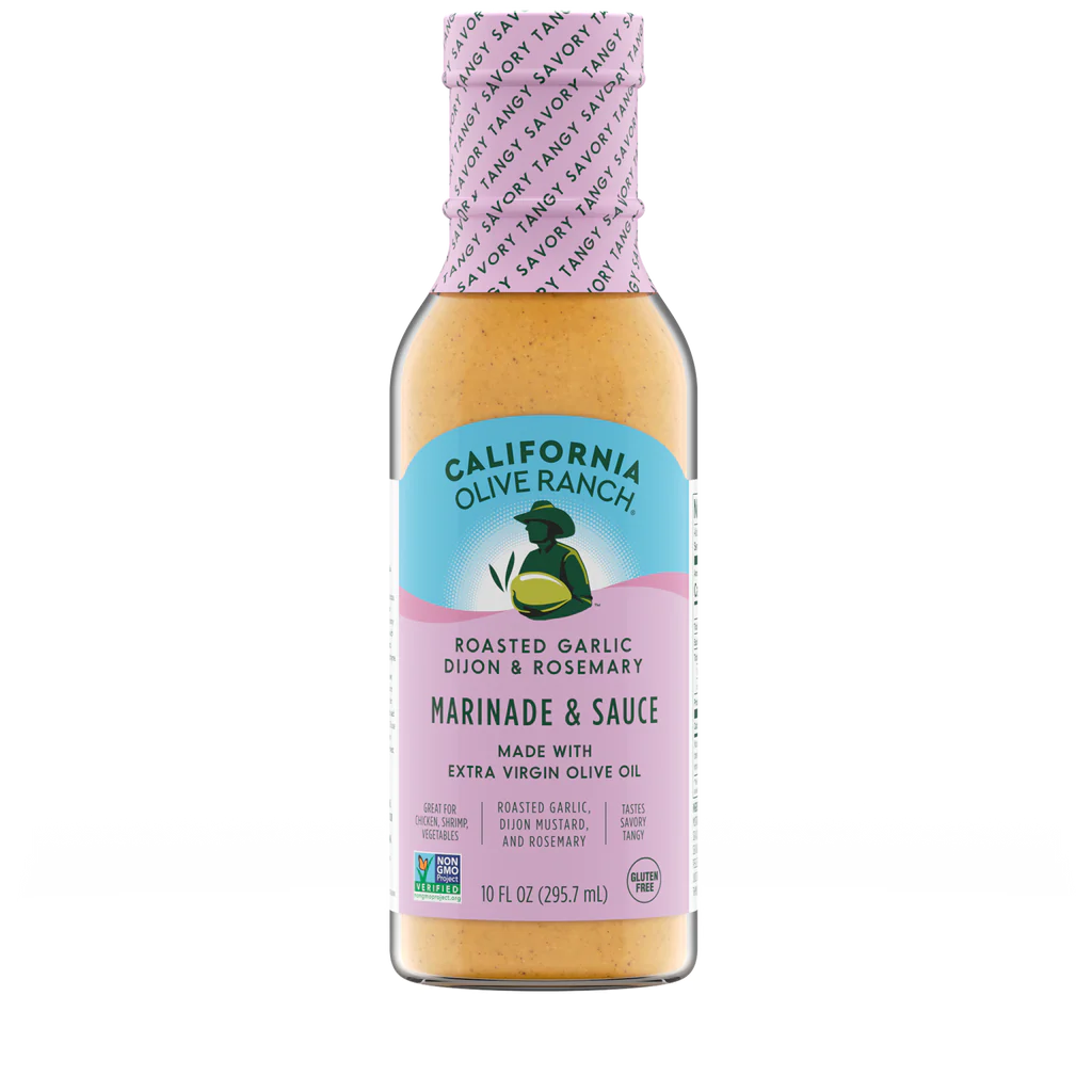 California Olive Ranch Mrnde Roasted Garlic Dijon Sauce - 6-Pack - 10 oz.