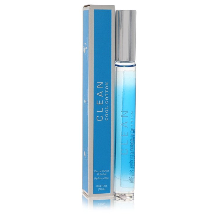 Clean Cool Cotton by Clean Mini EDP Roller Ball .34 oz for Women