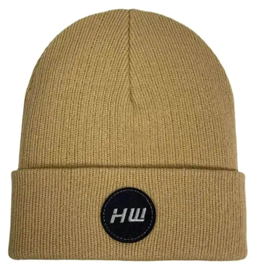 Cuffed Wide Ribbed, Classic Beanie, Dune Beige