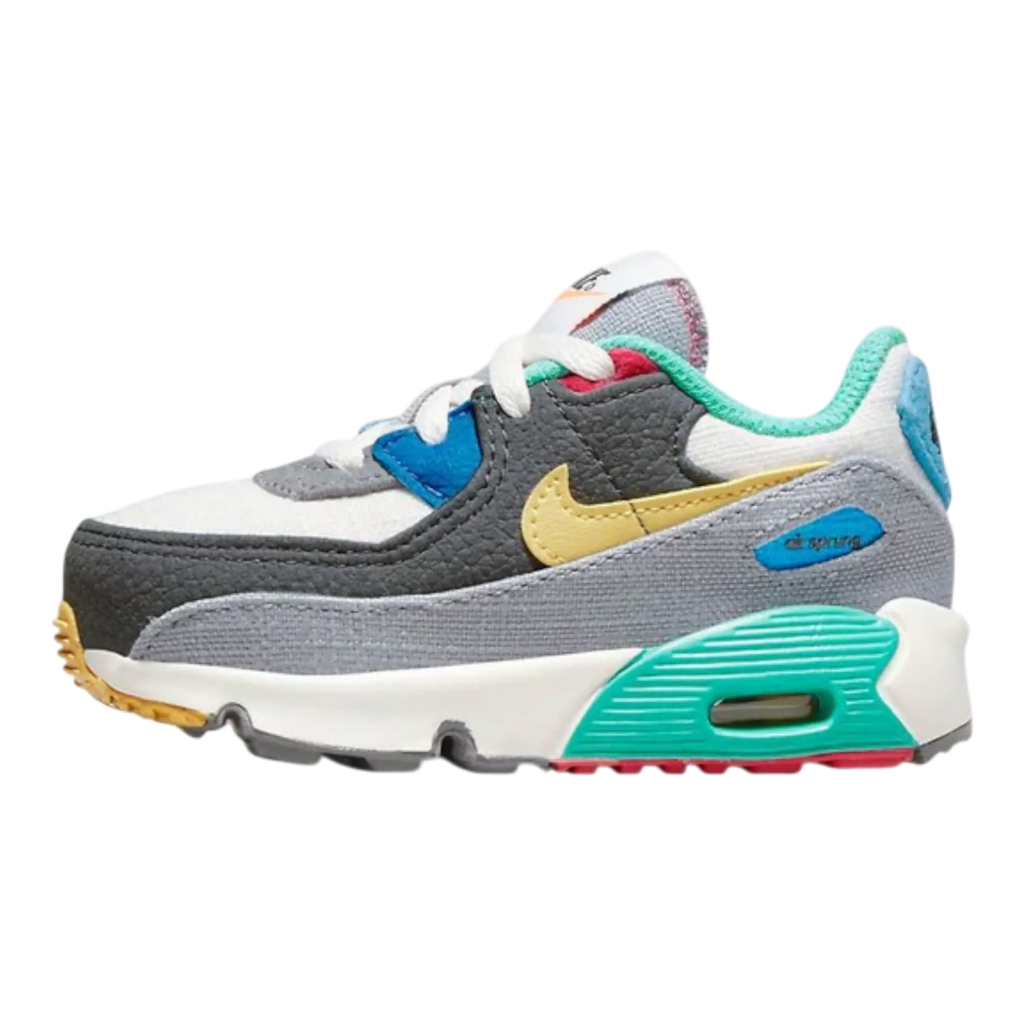 Nike Air Max 90 LTR (TD) Toddler Shoes Phantom/Iron Grey/Rush Pink/Celery