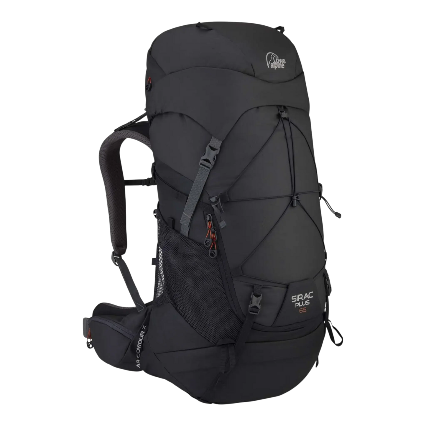 Lowe Alpine Sirac Plus 65L Trekking Pack Unisex Backpack Ebony