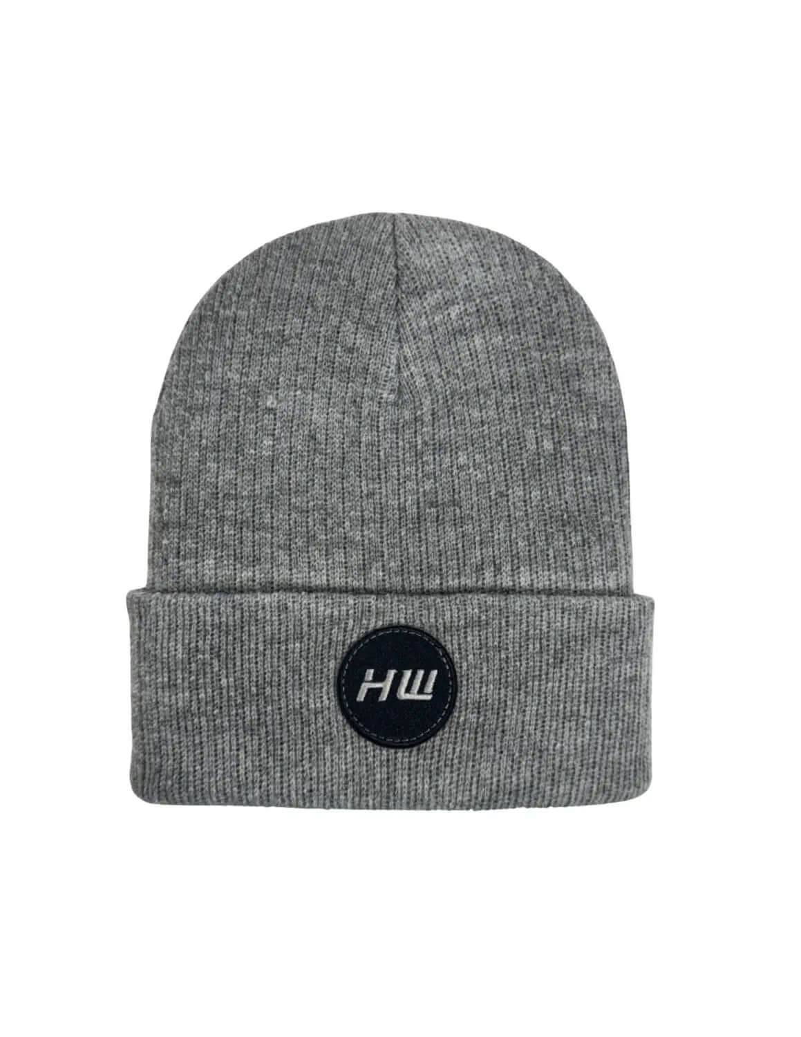 Haakwear Cuffed Wide Ribbed Beanie, Koala Gray