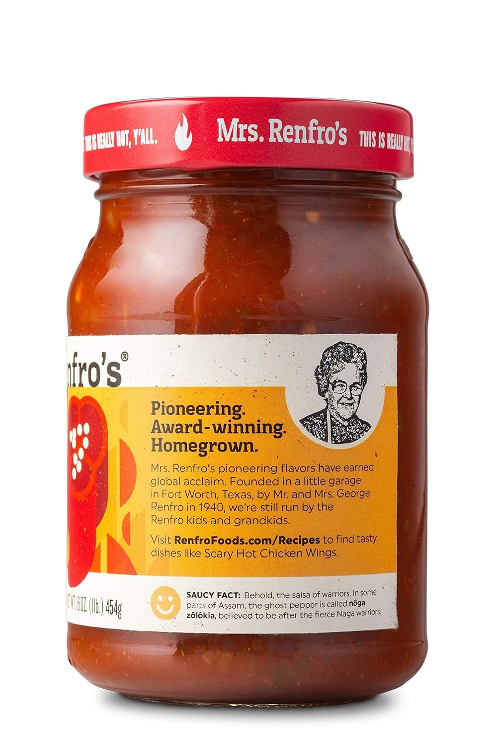 Mrs. Renfro's Ghost Pepper Salsa, 6-Pack, 16 oz.