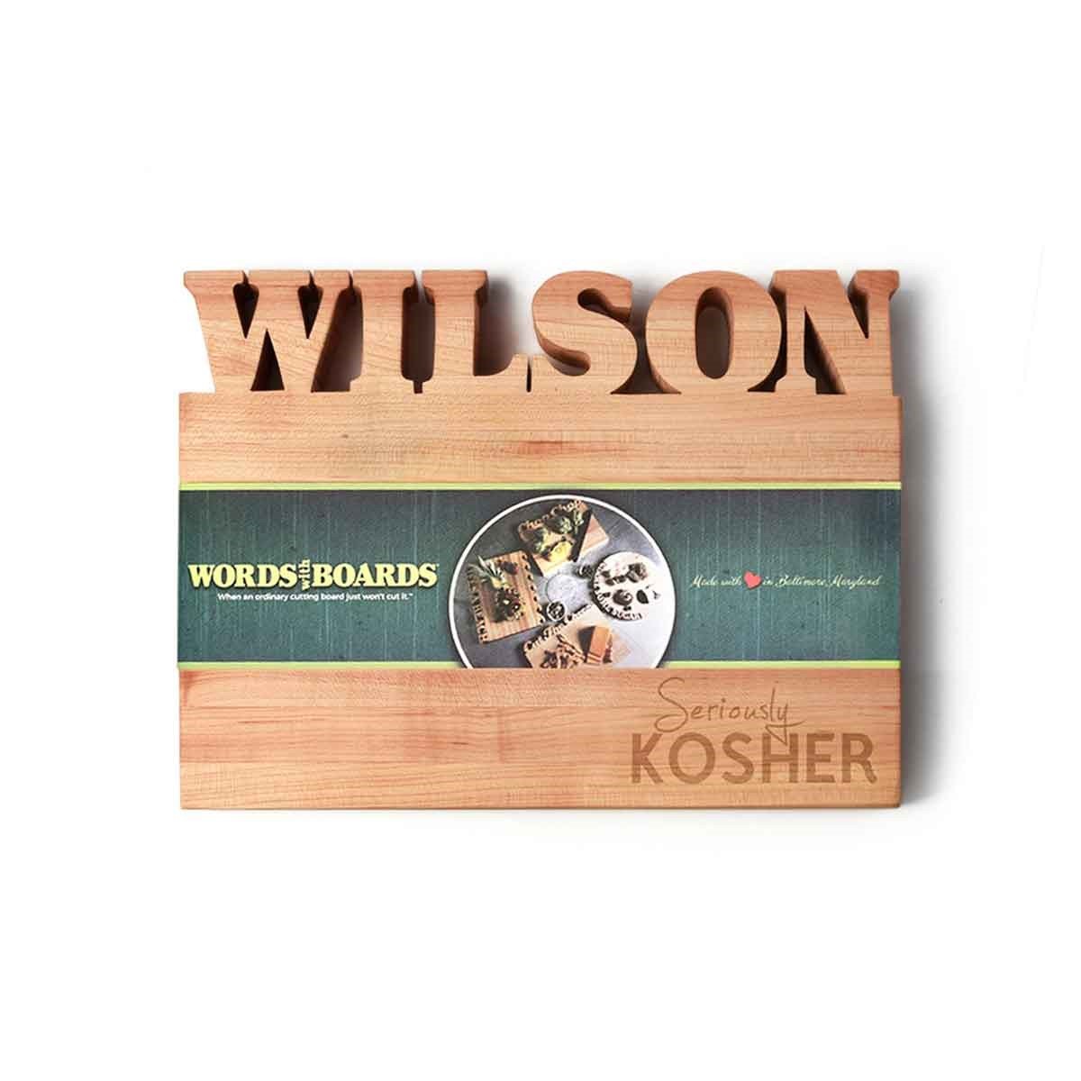 Small Custom Board ~ Seriously Kosher