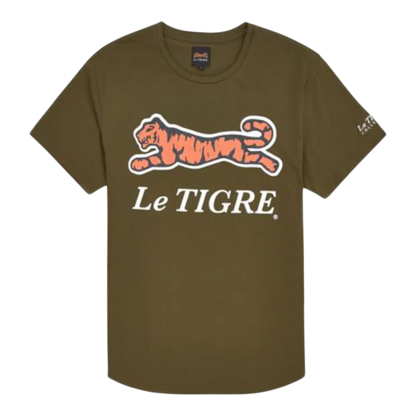Le Tigre Classic Logo Men’s T-Shirt – Green
