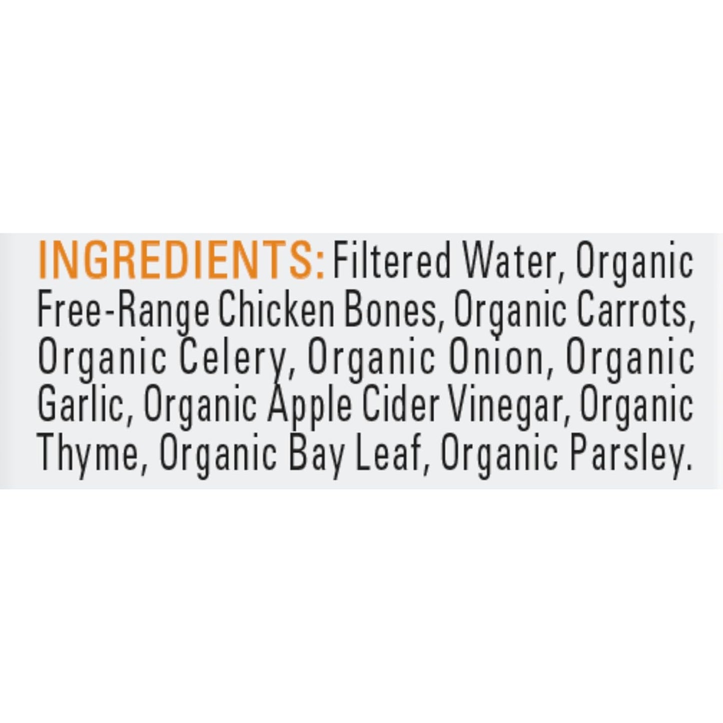 Bonafide Provisions Organic Chicken Bone Broth, No Salt Added, 16.9 fl oz. (Pack of 6)