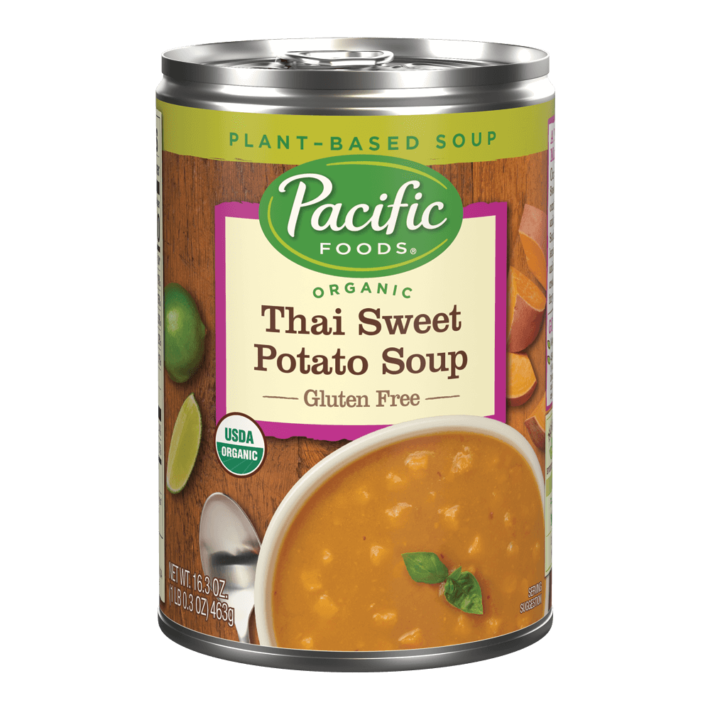Pacific Foods Thai Sweet Potato Soup 16.3 Oz (Pack of 12)