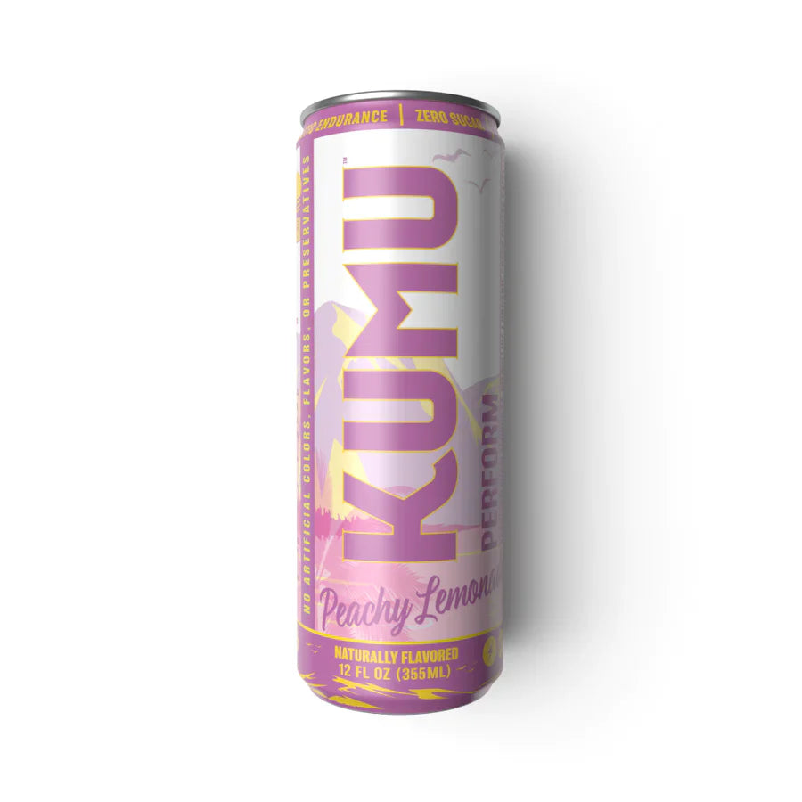 Kumu Perform Sparkling Peach Lemaid, Pack of 12 - 12 Fl Oz Each