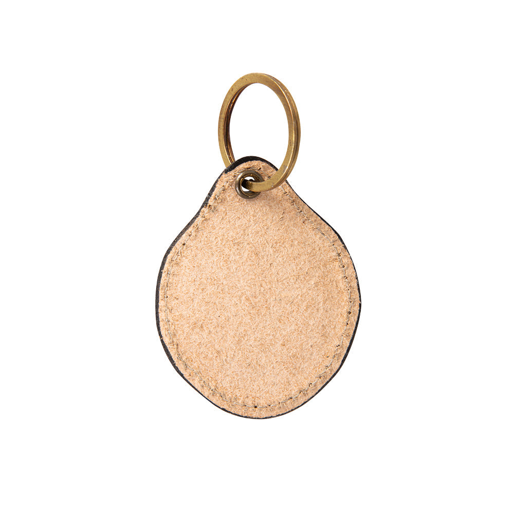 Classic Country Medallion Hand-Tooled Key Fob
