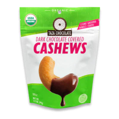 Taza Chocolate (Pack of 12) - Choc-Covrd Cashews 3.5oz