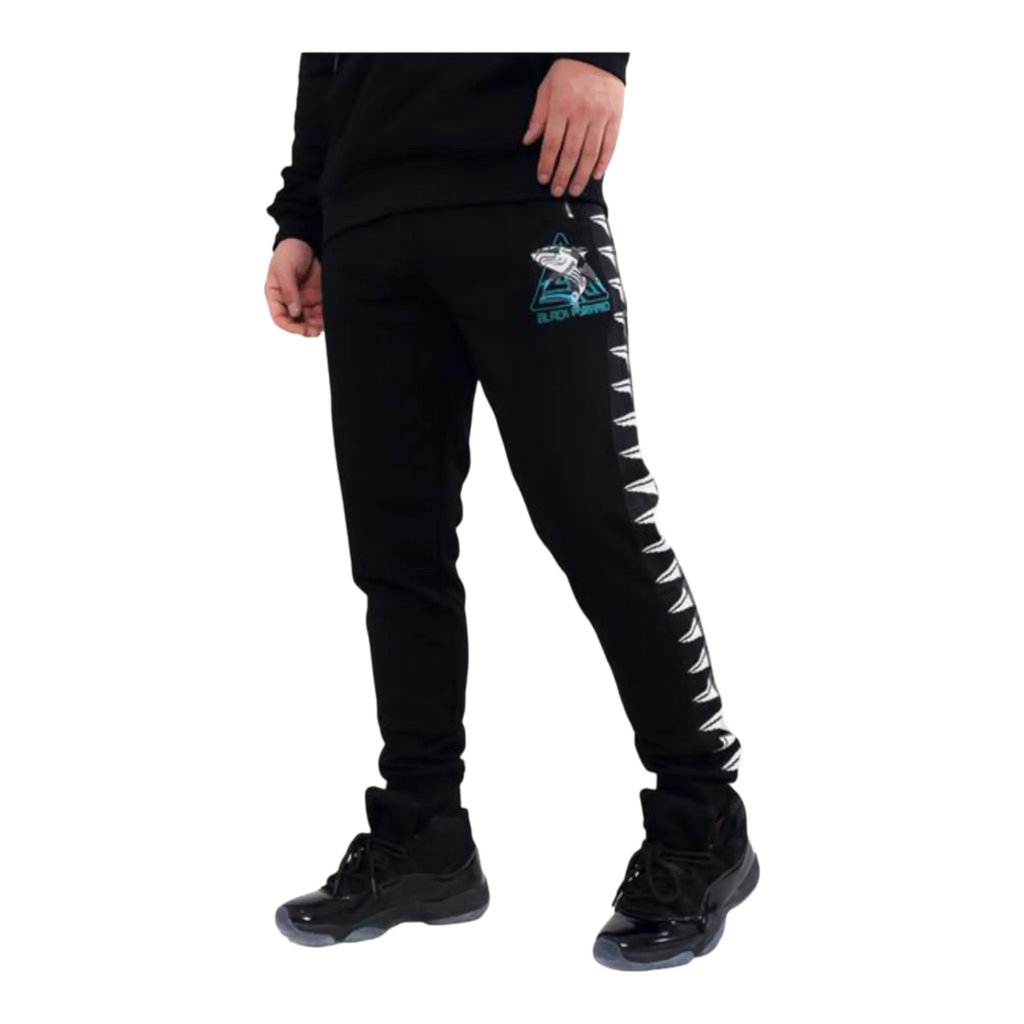 Cyber Shark Men's Jogger Pants Y4162174-BLK