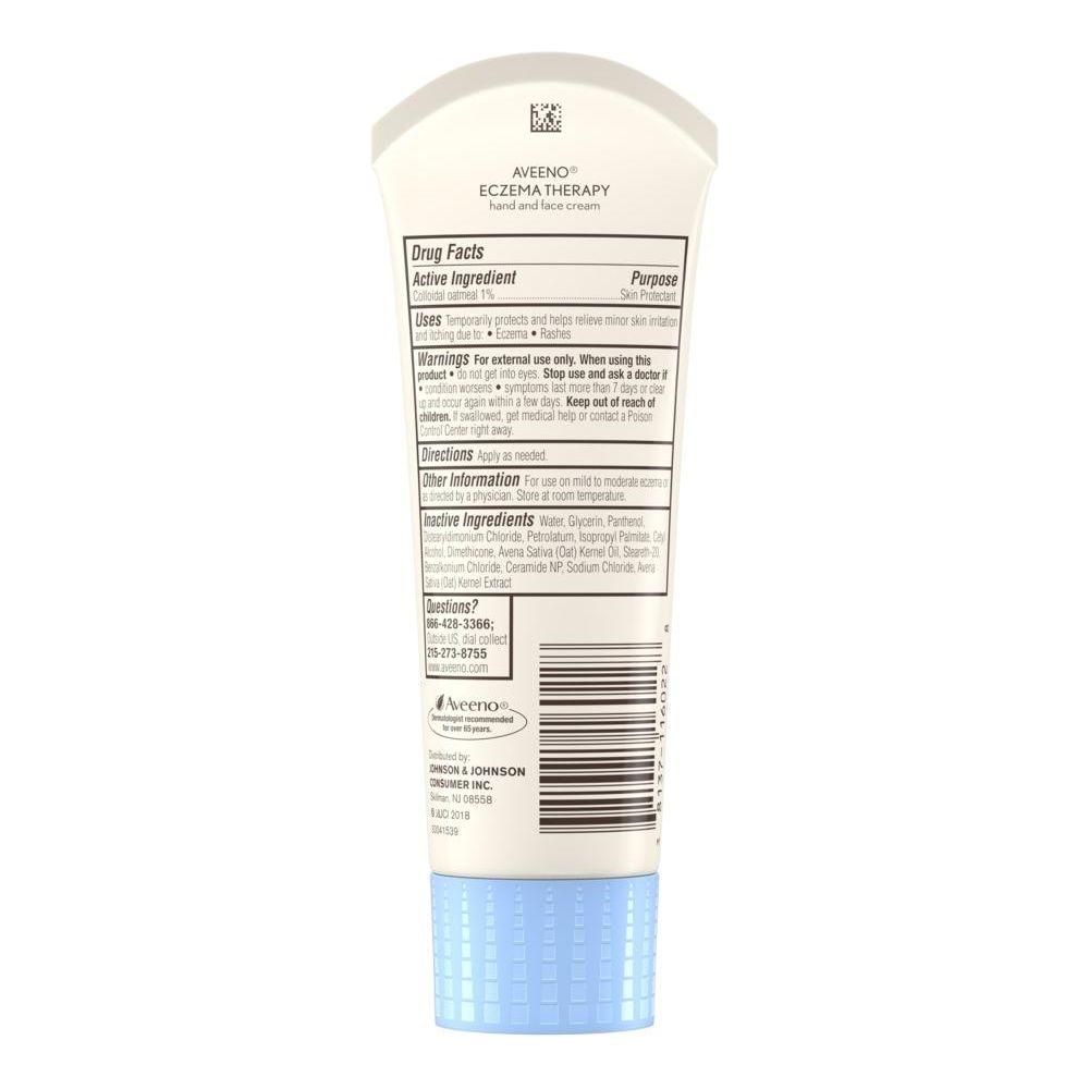 Aveeno Active Naturals Eczema Therapy Hand Cream - 2.6 oz