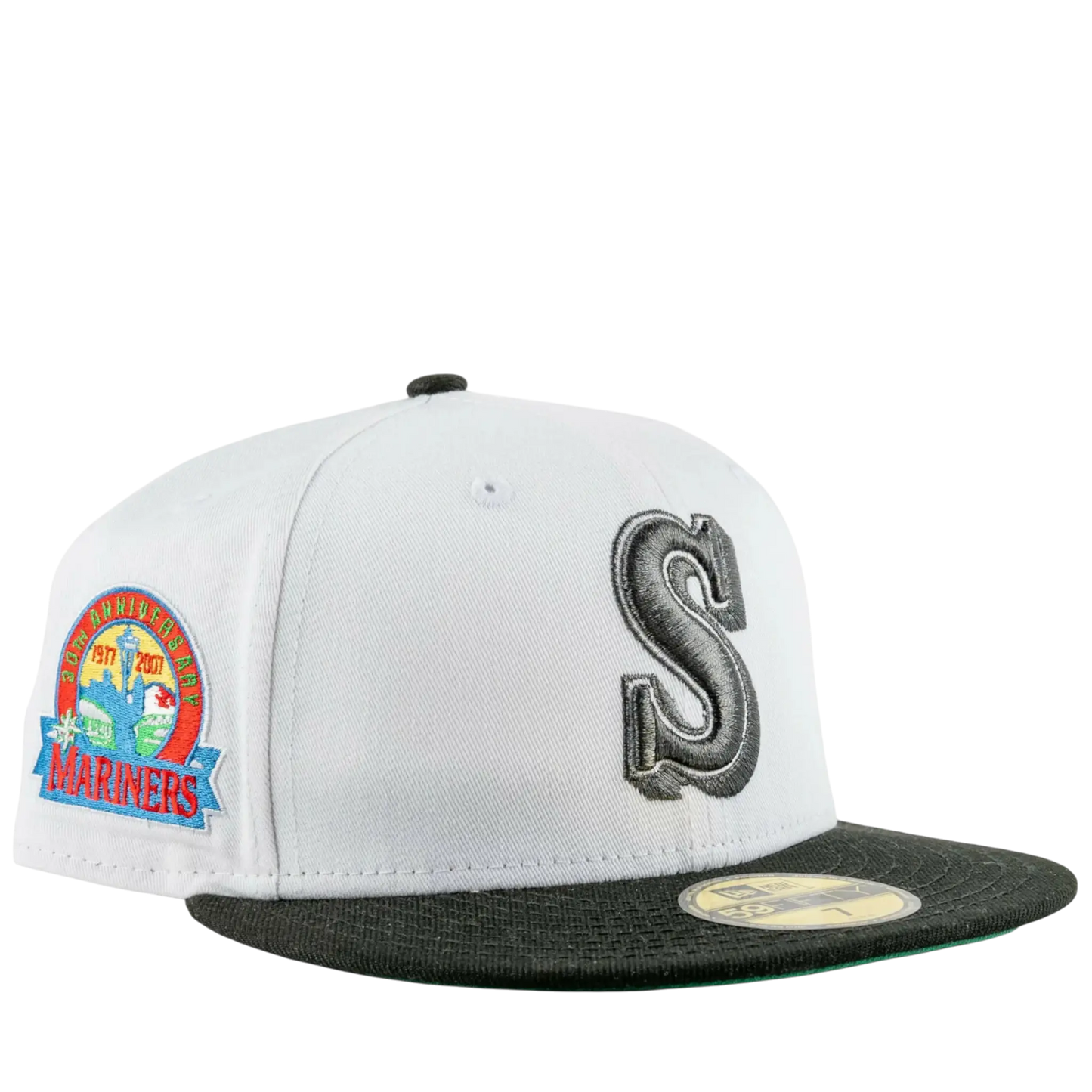 New Era 59Fifty Seattle Mariners 30th Anniversary Family Nights Pack Fitted Hat White/Black